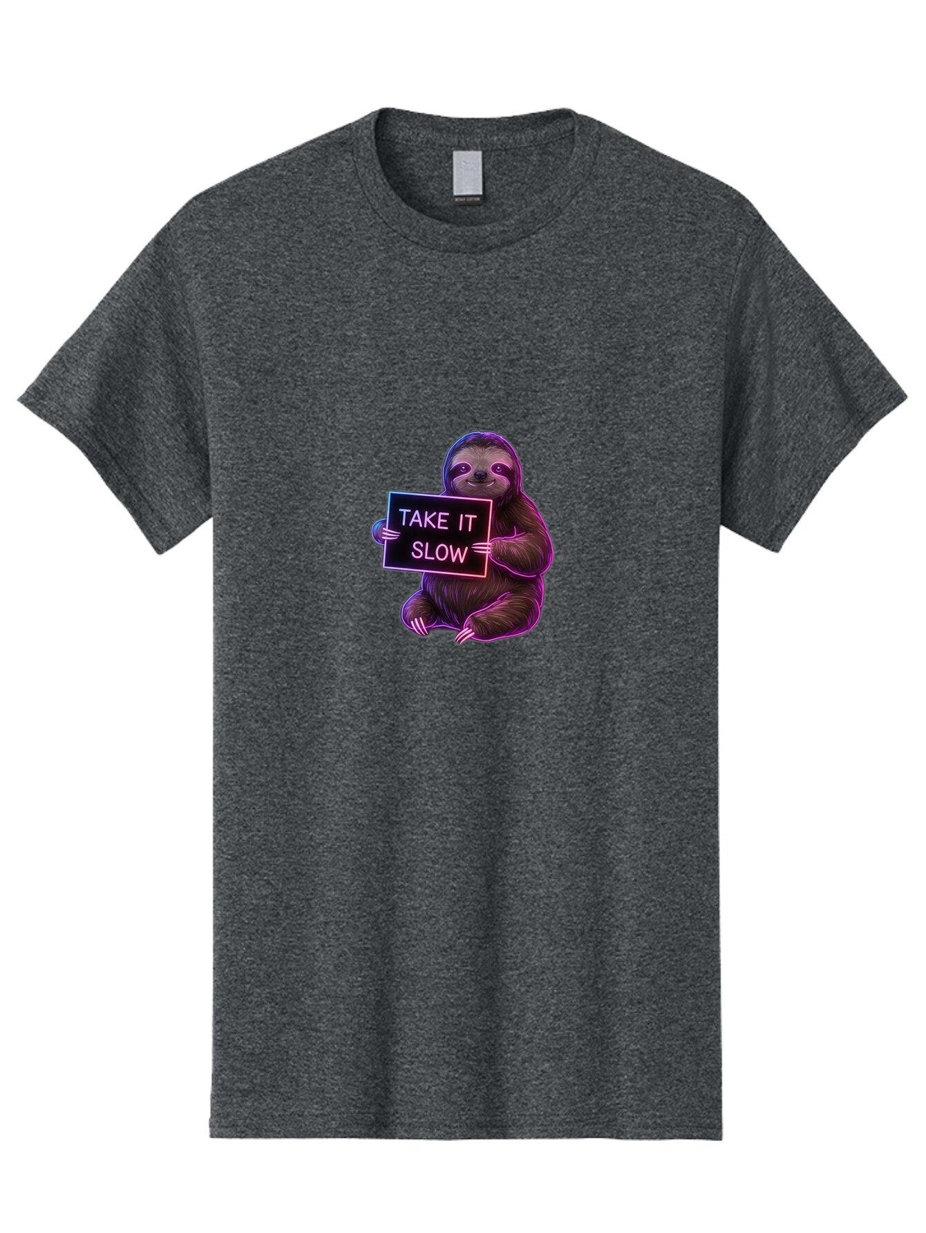 Sloth-Take-It-Slow Men'S Graphic Tee, 100% Cotton, Comfortable Casual Summer Wear, Machine Washable, Vintage Camera, Old Camera, Antique Camera, Black Camera, Classic Photography, Photography Equipment, Nostalgic Device, Film Camera, Baq028 9