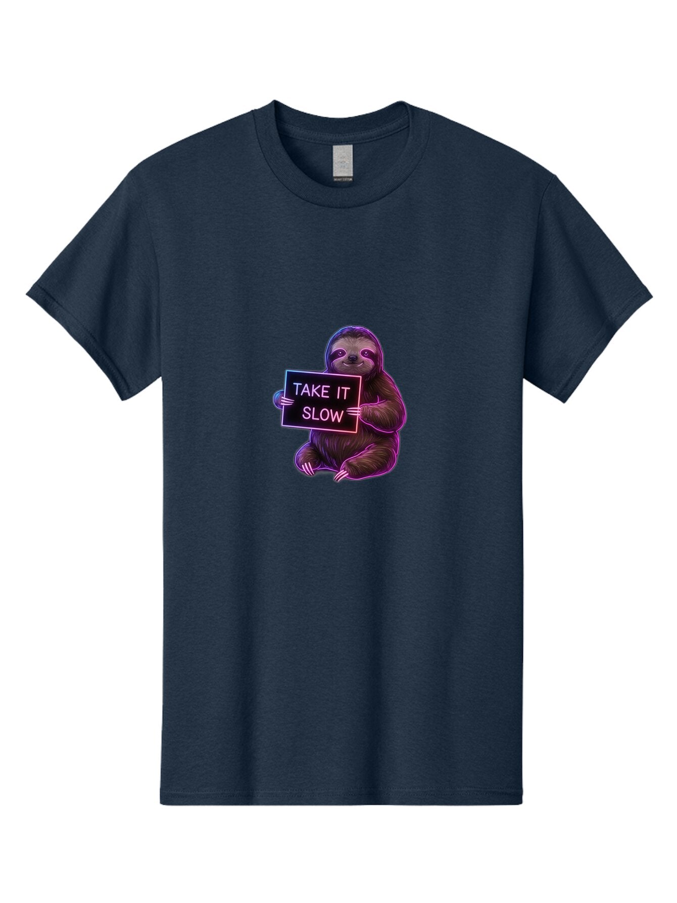 Sloth-Take-It-Slow Men'S Graphic Tee, 100% Cotton, Comfortable Casual Summer Wear, Machine Washable, Vintage Camera, Old Camera, Antique Camera, Black Camera, Classic Photography, Photography Equipment, Nostalgic Device, Film Camera, Baq028 13