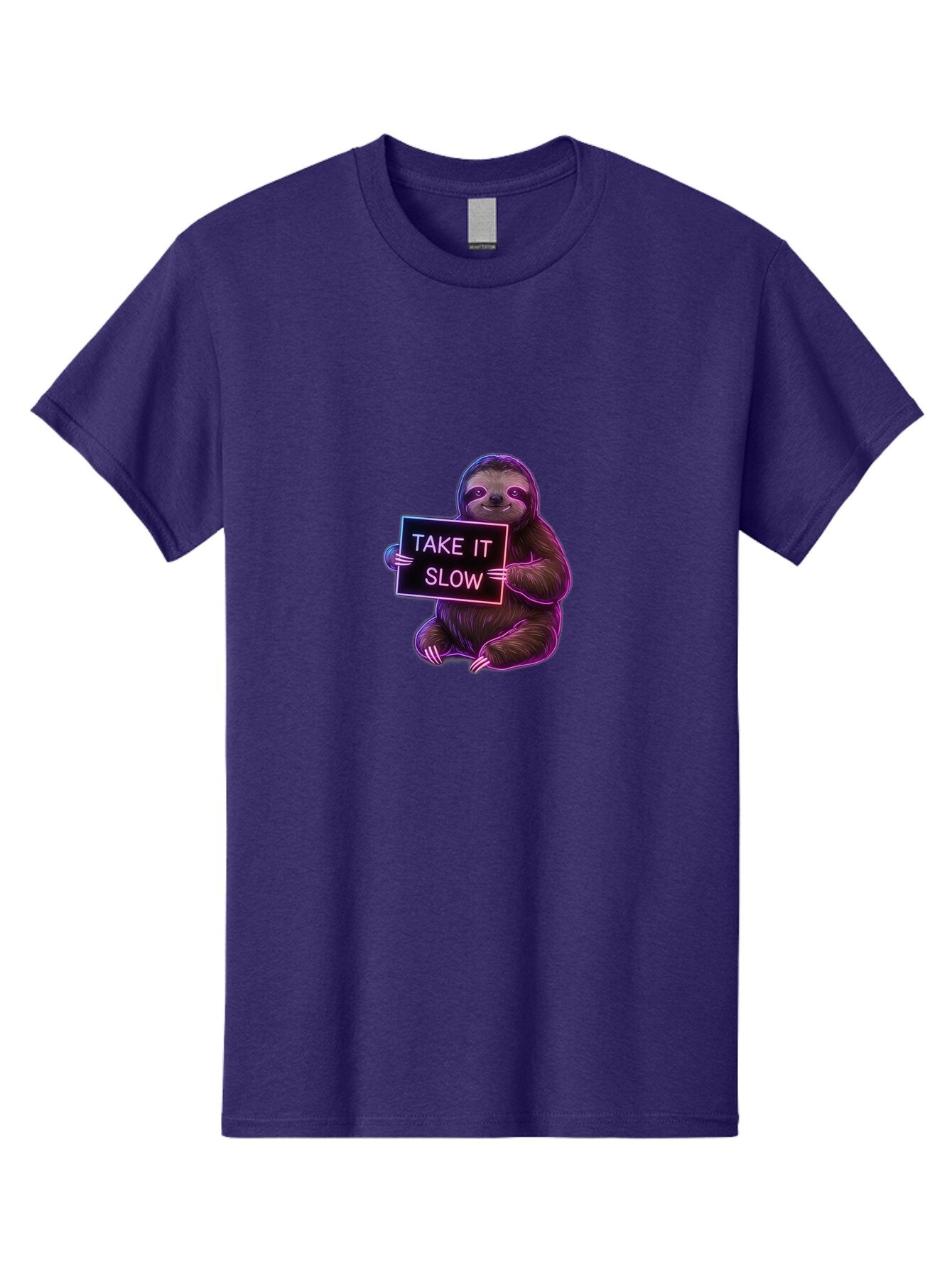 Sloth-Take-It-Slow Men'S Graphic Tee, 100% Cotton, Comfortable Casual Summer Wear, Machine Washable, Vintage Camera, Old Camera, Antique Camera, Black Camera, Classic Photography, Photography Equipment, Nostalgic Device, Film Camera, Baq028 1