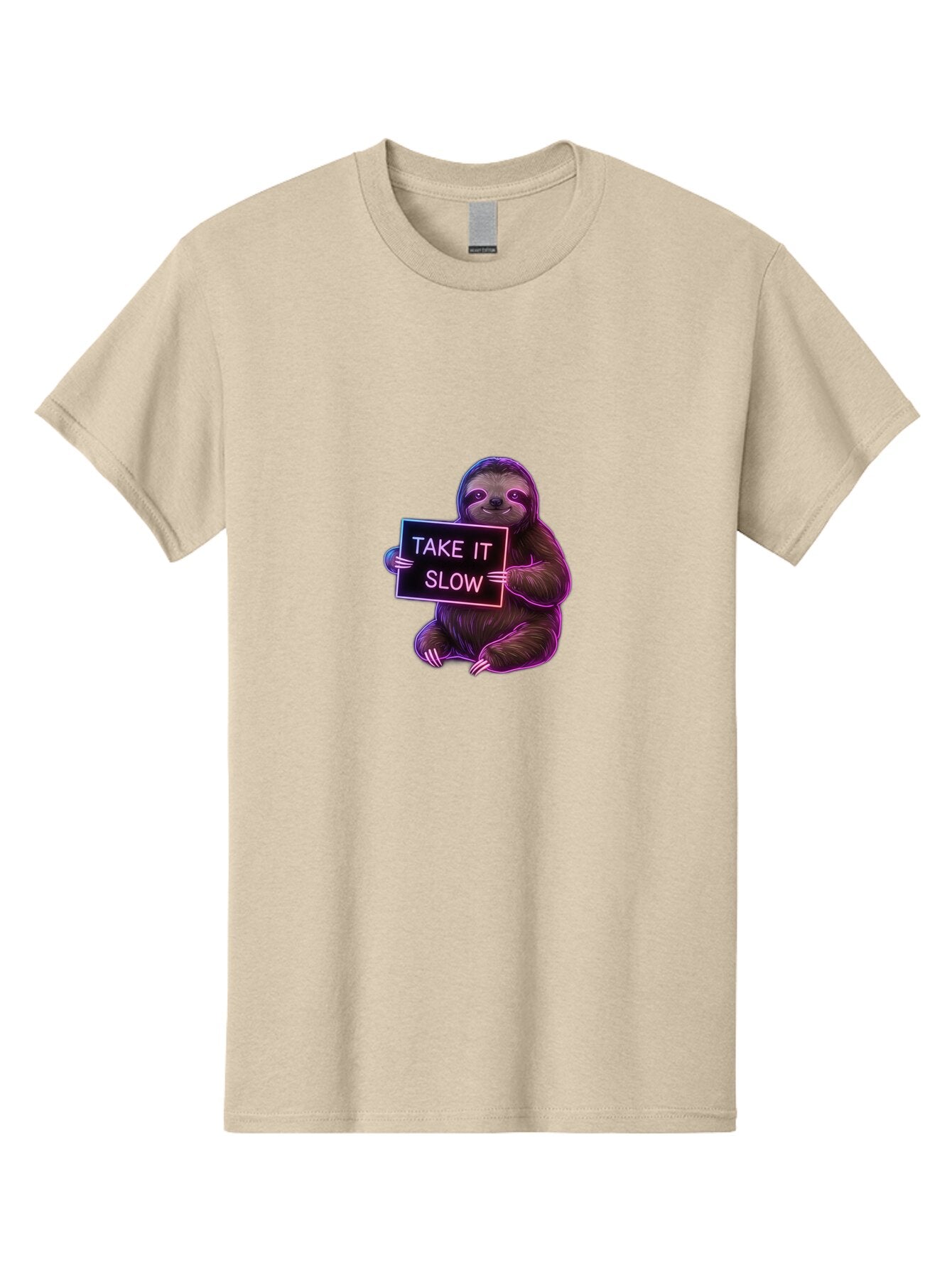 Sloth-Take-It-Slow Men'S Graphic Tee, 100% Cotton, Comfortable Casual Summer Wear, Machine Washable, Vintage Camera, Old Camera, Antique Camera, Black Camera, Classic Photography, Photography Equipment, Nostalgic Device, Film Camera, Baq028 8