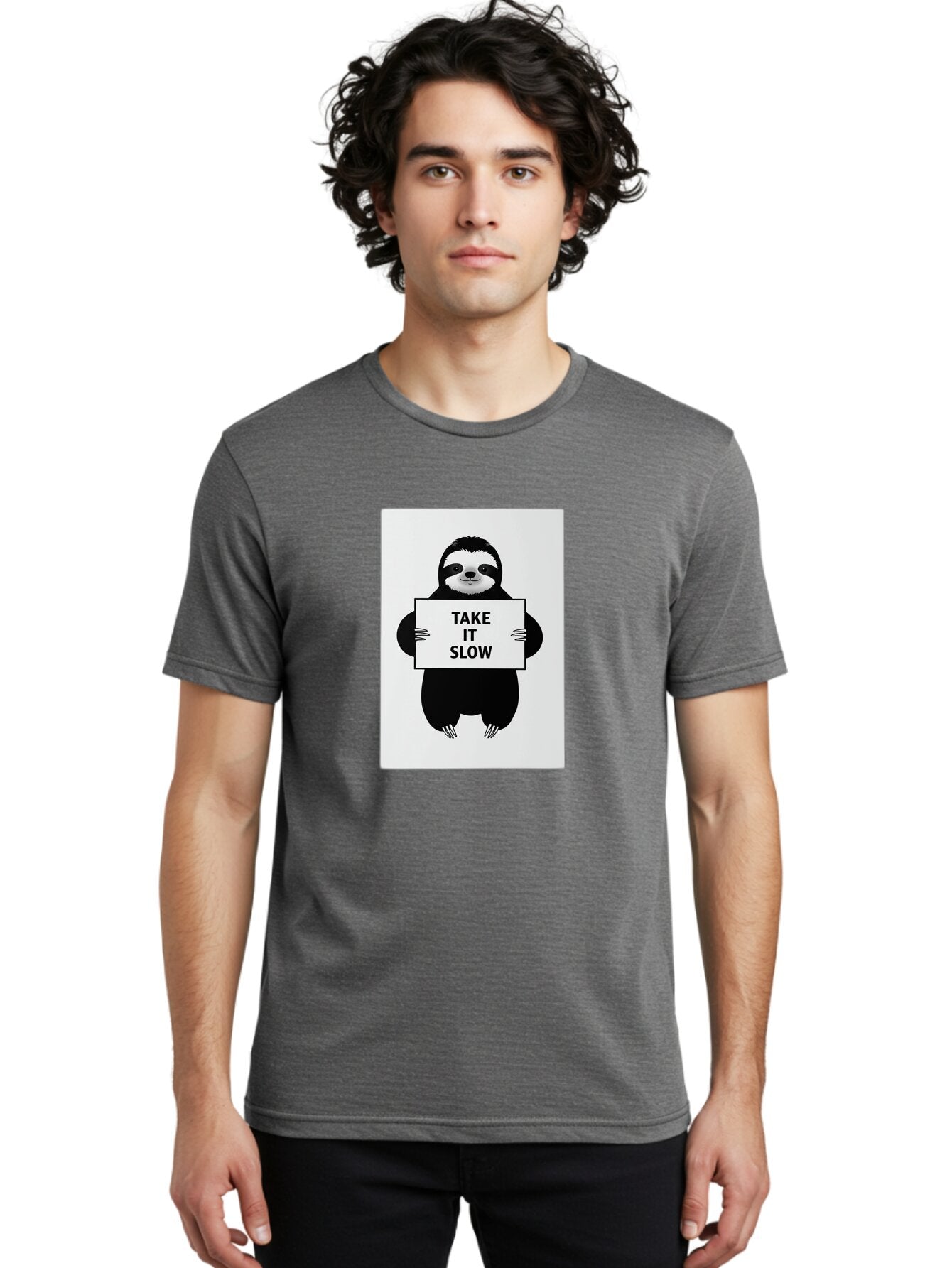 Sloth Men'S Graphic Tee, 100% Cotton, Comfortable Casual Summer Wear, Machine Washable, Vintage Camera, Old Camera, Antique Camera, Black Camera, Classic Photography, Photography Equipment, Nostalgic Device, Film Camera, Camera Art Baq029 25