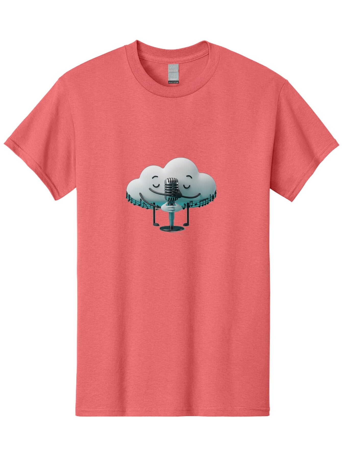 Smiling-Cloud-With-Microphone Men'S Graphic Tee, 100% Cotton, Comfortable Casual Summer Wear, Machine Washable, Vintage Camera, Old Camera, Antique Camera, Black Camera, Classic Photography, Photography Equipment, Nostalgic Device, Baq031 14