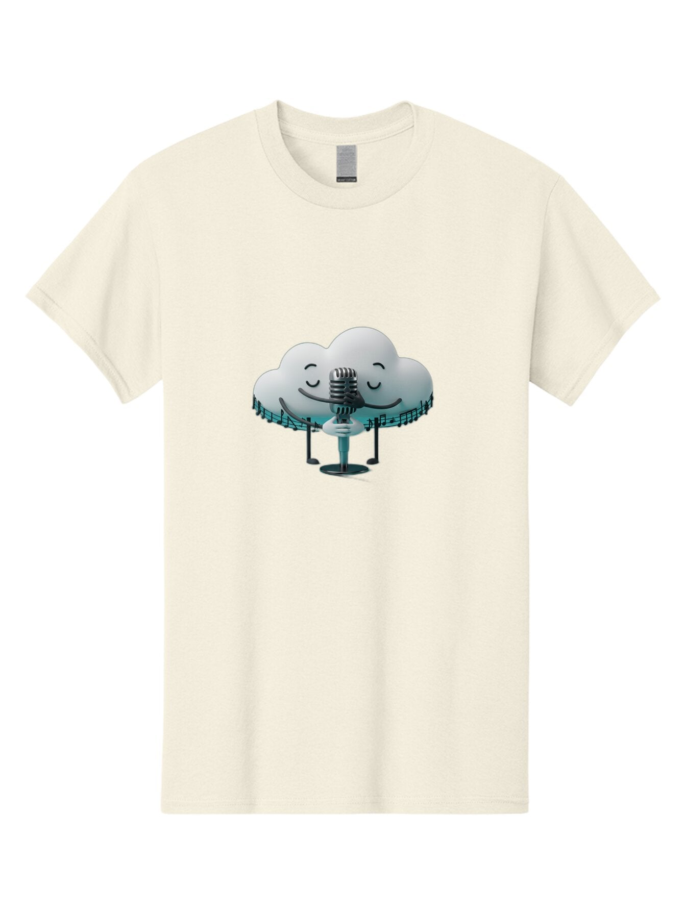 Smiling-Cloud-With-Microphone Men'S Graphic Tee, 100% Cotton, Comfortable Casual Summer Wear, Machine Washable, Vintage Camera, Old Camera, Antique Camera, Black Camera, Classic Photography, Photography Equipment, Nostalgic Device, Baq031 7
