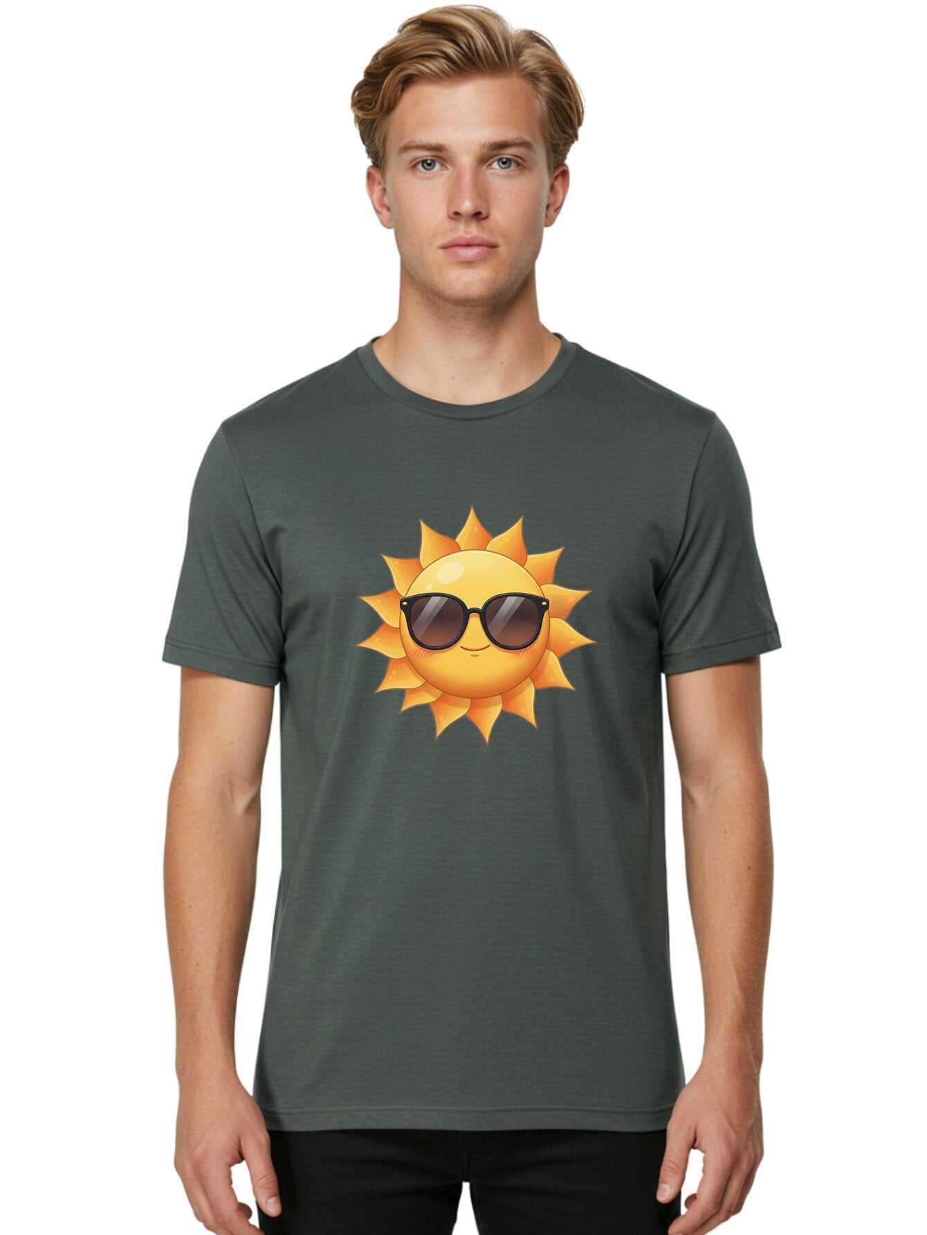 Smiling-Sun Men'S Graphic Tee, 100% Cotton, Comfortable Casual Summer Wear, Machine Washable, Vintage Camera, Old Camera, Antique Camera, Black Camera, Classic Photography, Photography Equipment, Nostalgic Device, Film Camera, Camera Art Baq034 27