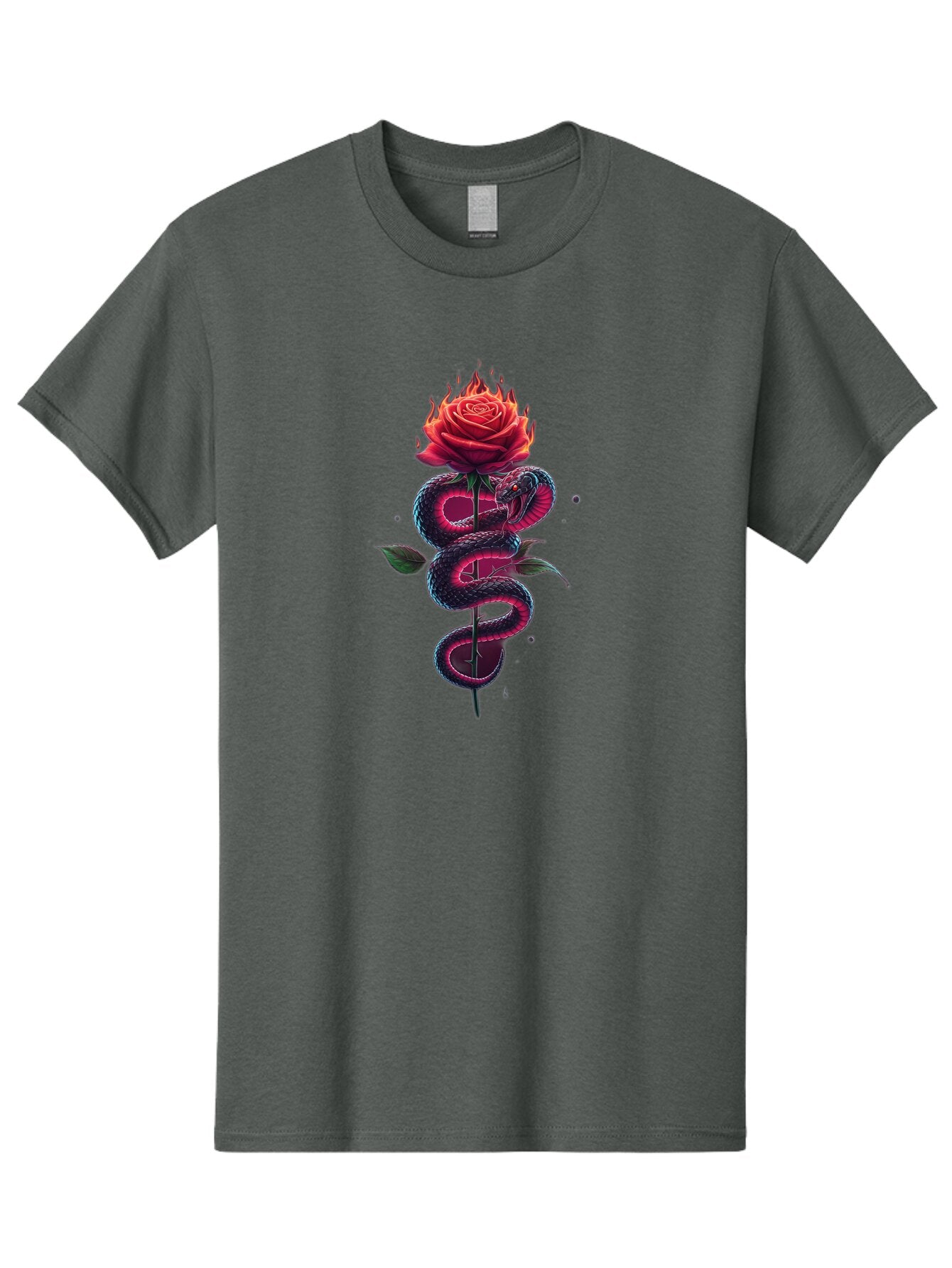 Snake-On-Rose-Stem Men'S Graphic Tee, 100% Cotton, Comfortable Casual Summer Wear, Machine Washable, Vintage Camera, Old Camera, Antique Camera, Black Camera, Classic Photography, Photography Equipment, Nostalgic Device, Film Camera, Baq036 5