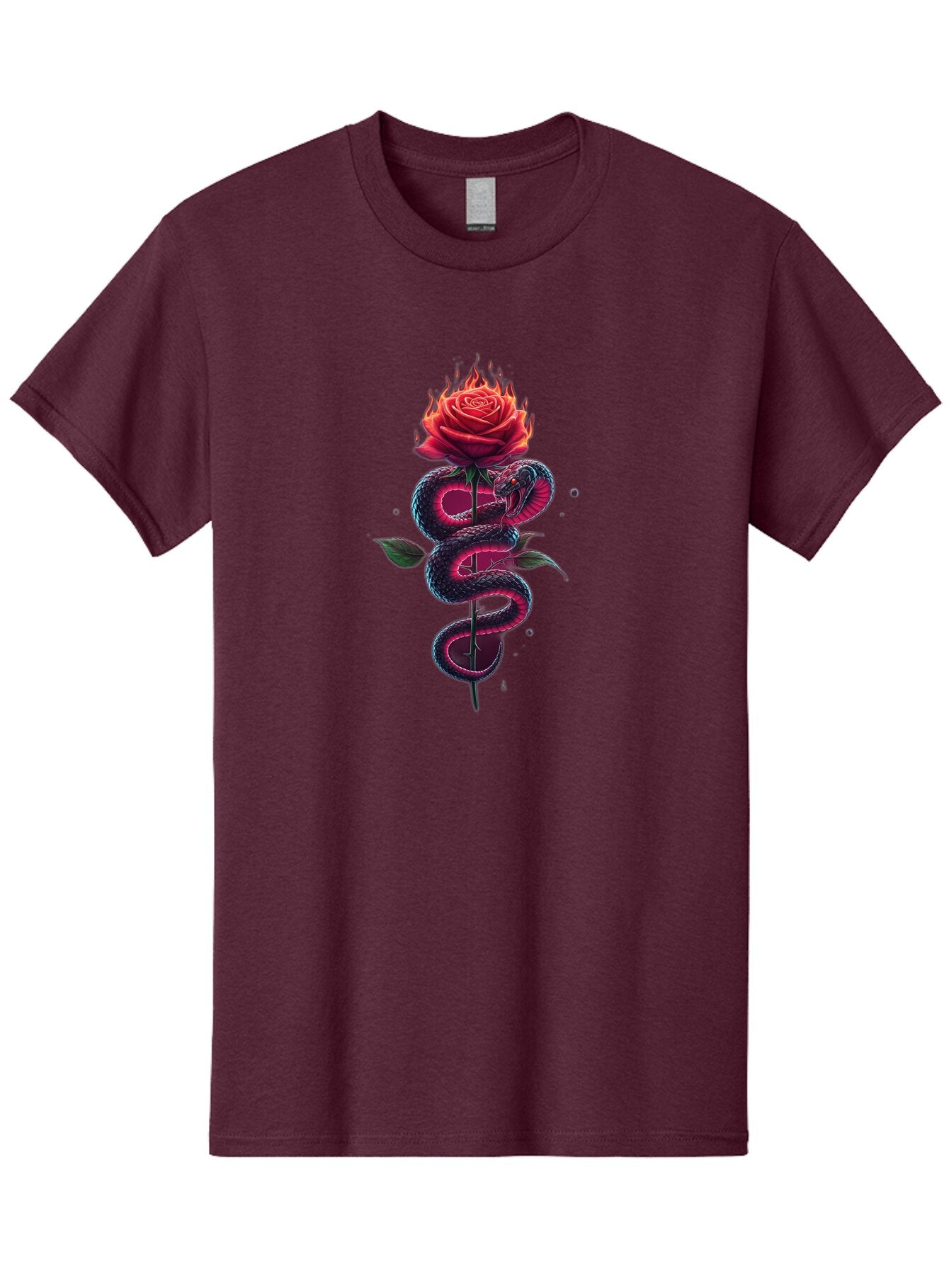 Snake-On-Rose-Stem Men'S Graphic Tee, 100% Cotton, Comfortable Casual Summer Wear, Machine Washable, Vintage Camera, Old Camera, Antique Camera, Black Camera, Classic Photography, Photography Equipment, Nostalgic Device, Film Camera, Baq036 11