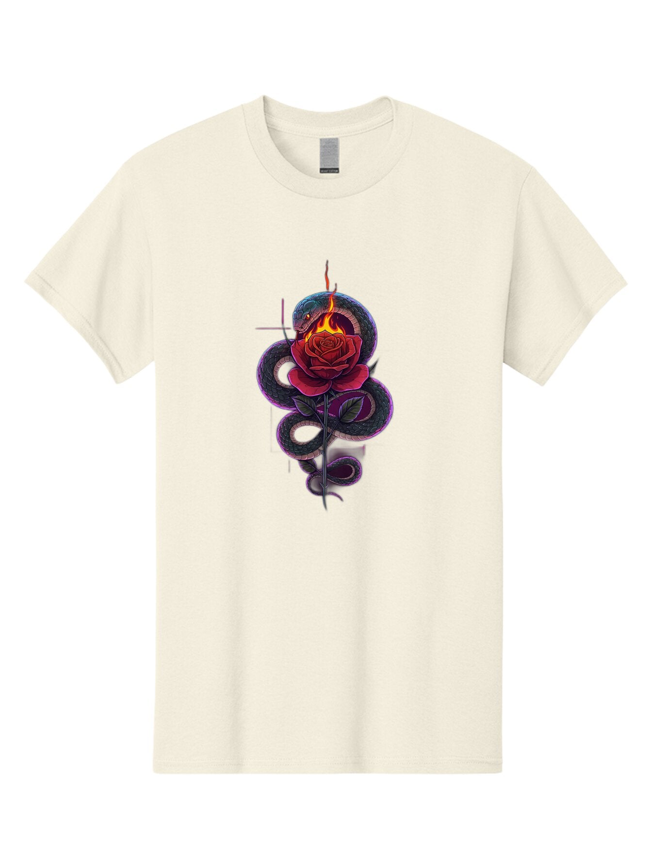 Snake-Rose-5 Men'S Graphic Tee, 100% Cotton, Comfortable Casual Summer Wear, Machine Washable, Vintage Camera, Old Camera, Antique Camera, Black Camera, Classic Photography, Photography Equipment, Nostalgic Device, Film Camera, Camera Art Baq041 6