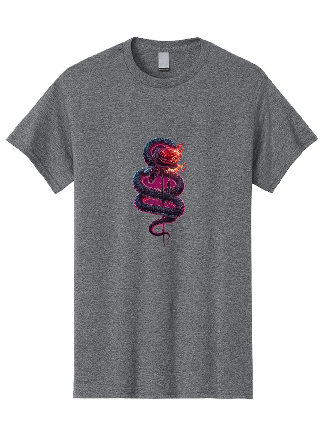 Snake-With-Rose Men'S Graphic Tee, 100% Cotton, Comfortable Casual Summer Wear, Machine Washable, Vintage Camera, Old Camera, Antique Camera, Black Camera, Classic Photography, Photography Equipment, Nostalgic Device, Film Camera, Camera Art Baq044 6