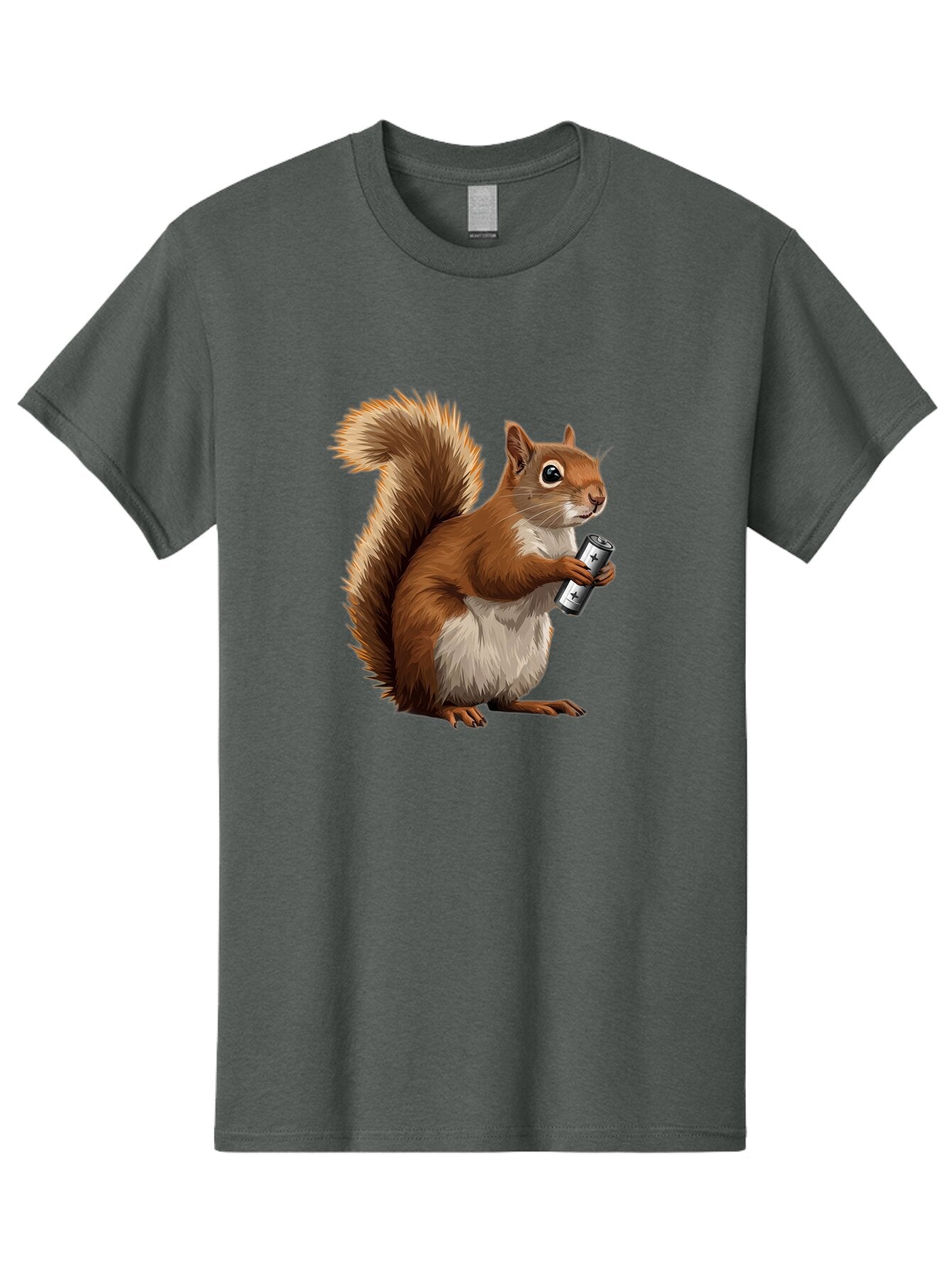 Squirrel-Energy-Drink Men'S Graphic Tee, 100% Cotton, Comfortable Casual Summer Wear, Machine Washable, Vintage Camera, Old Camera, Antique Camera, Black Camera, Classic Photography, Photography Equipment, Nostalgic Device, Film Camera, Baq050 6
