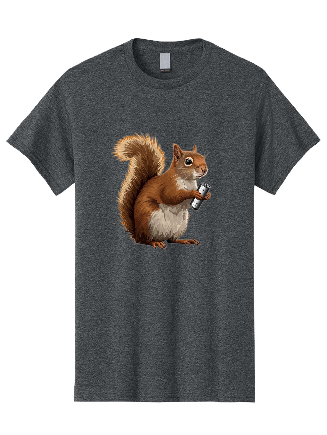 Squirrel-Energy-Drink Men'S Graphic Tee, 100% Cotton, Comfortable Casual Summer Wear, Machine Washable, Vintage Camera, Old Camera, Antique Camera, Black Camera, Classic Photography, Photography Equipment, Nostalgic Device, Film Camera, Baq050 2
