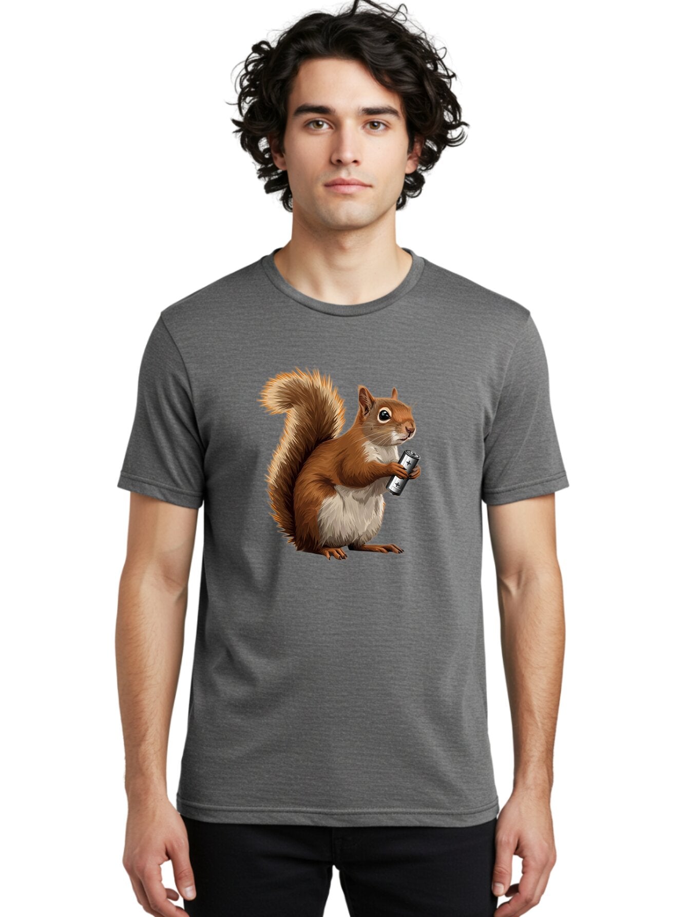 Squirrel-Energy-Drink Men'S Graphic Tee, 100% Cotton, Comfortable Casual Summer Wear, Machine Washable, Vintage Camera, Old Camera, Antique Camera, Black Camera, Classic Photography, Photography Equipment, Nostalgic Device, Film Camera, Baq050 20