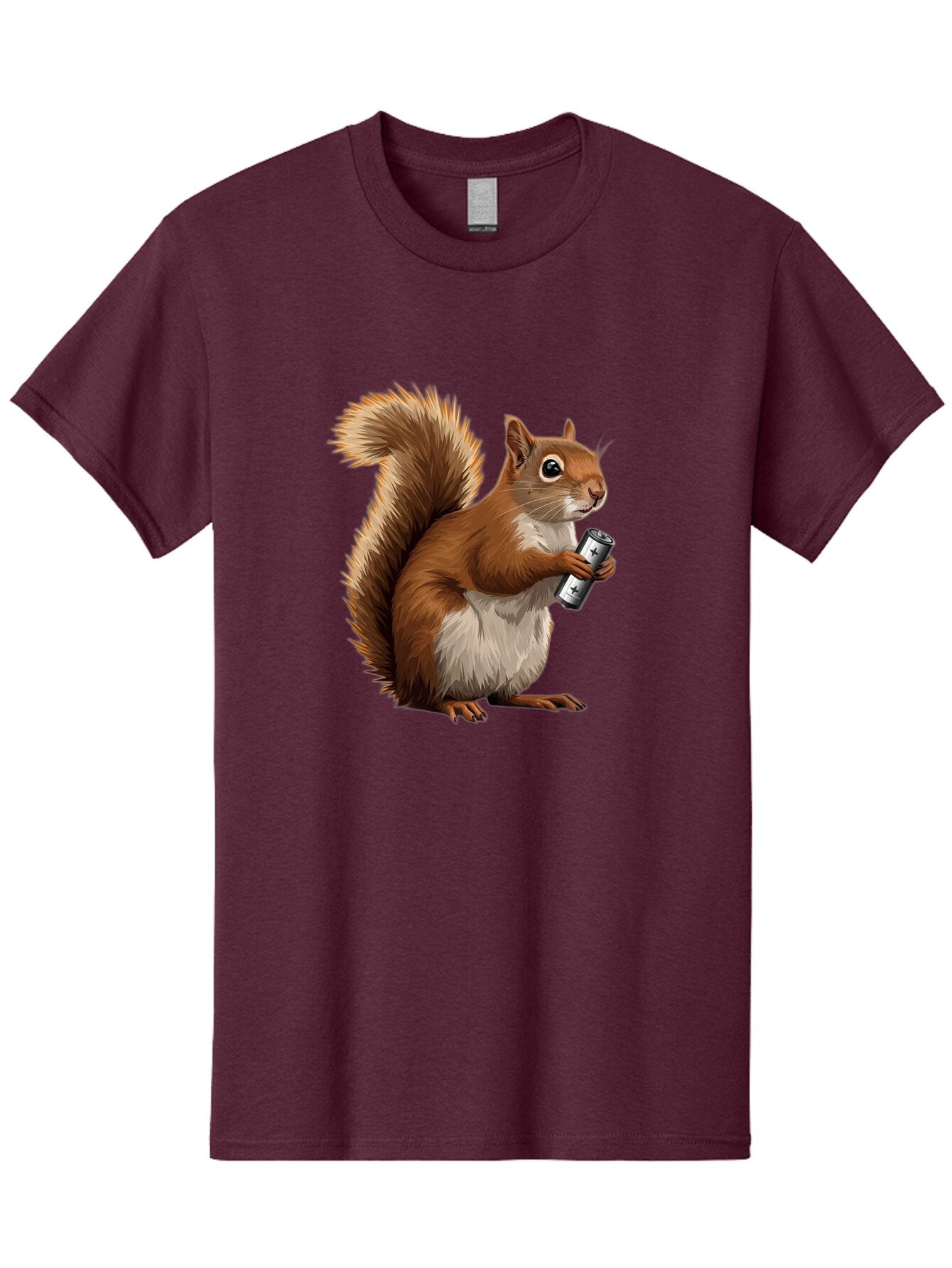 Squirrel-Energy-Drink Men'S Graphic Tee, 100% Cotton, Comfortable Casual Summer Wear, Machine Washable, Vintage Camera, Old Camera, Antique Camera, Black Camera, Classic Photography, Photography Equipment, Nostalgic Device, Film Camera, Baq050 8