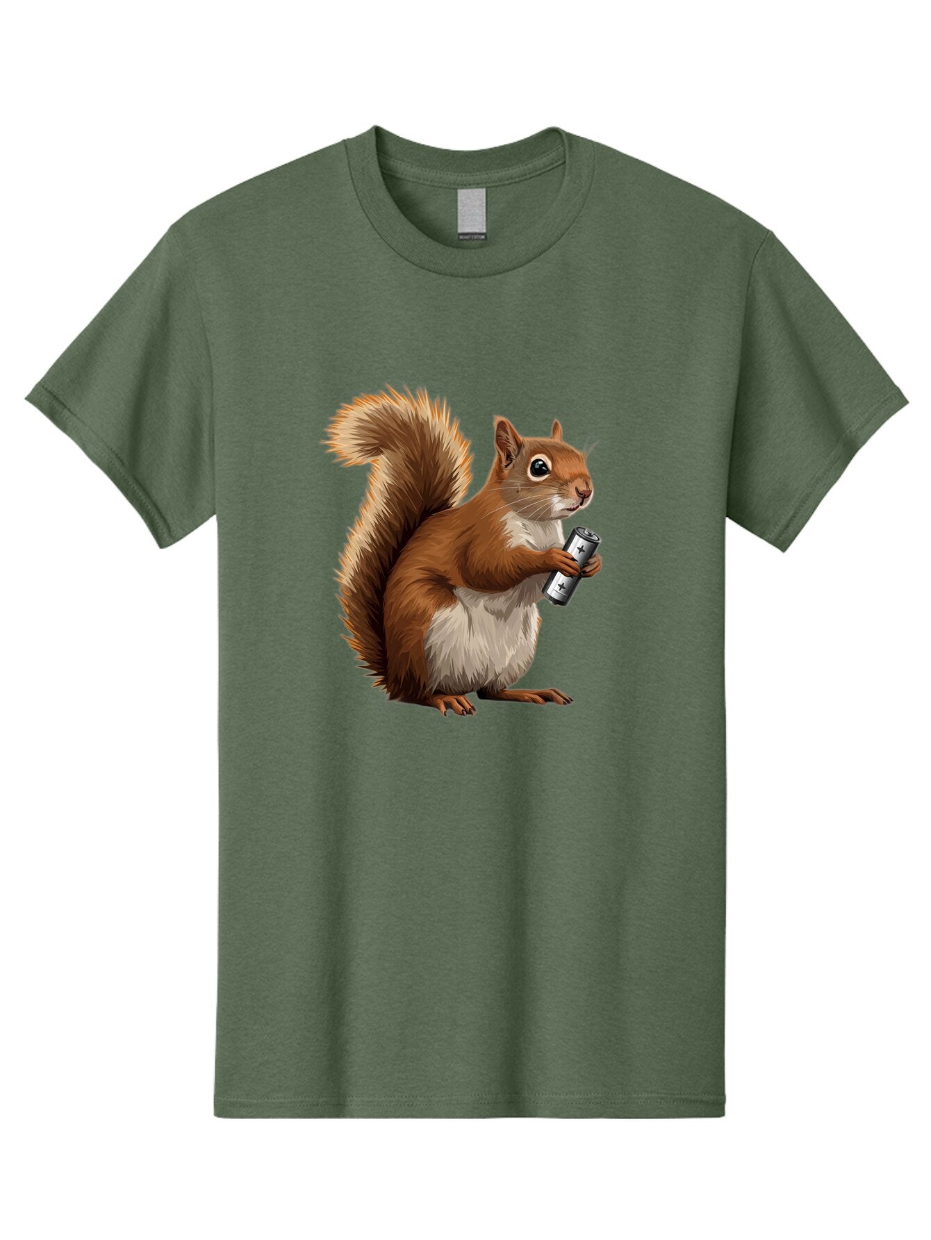 Squirrel-Energy-Drink Men'S Graphic Tee, 100% Cotton, Comfortable Casual Summer Wear, Machine Washable, Vintage Camera, Old Camera, Antique Camera, Black Camera, Classic Photography, Photography Equipment, Nostalgic Device, Film Camera, Baq050 4