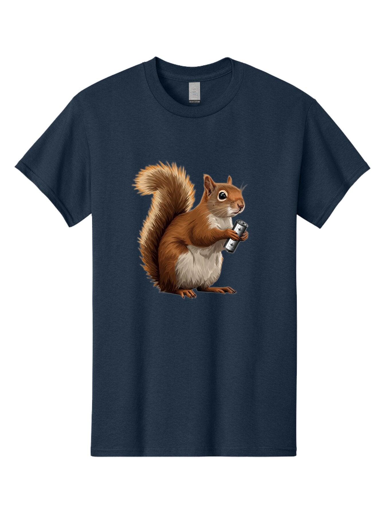Squirrel-Energy-Drink Men'S Graphic Tee, 100% Cotton, Comfortable Casual Summer Wear, Machine Washable, Vintage Camera, Old Camera, Antique Camera, Black Camera, Classic Photography, Photography Equipment, Nostalgic Device, Film Camera, Baq050 5