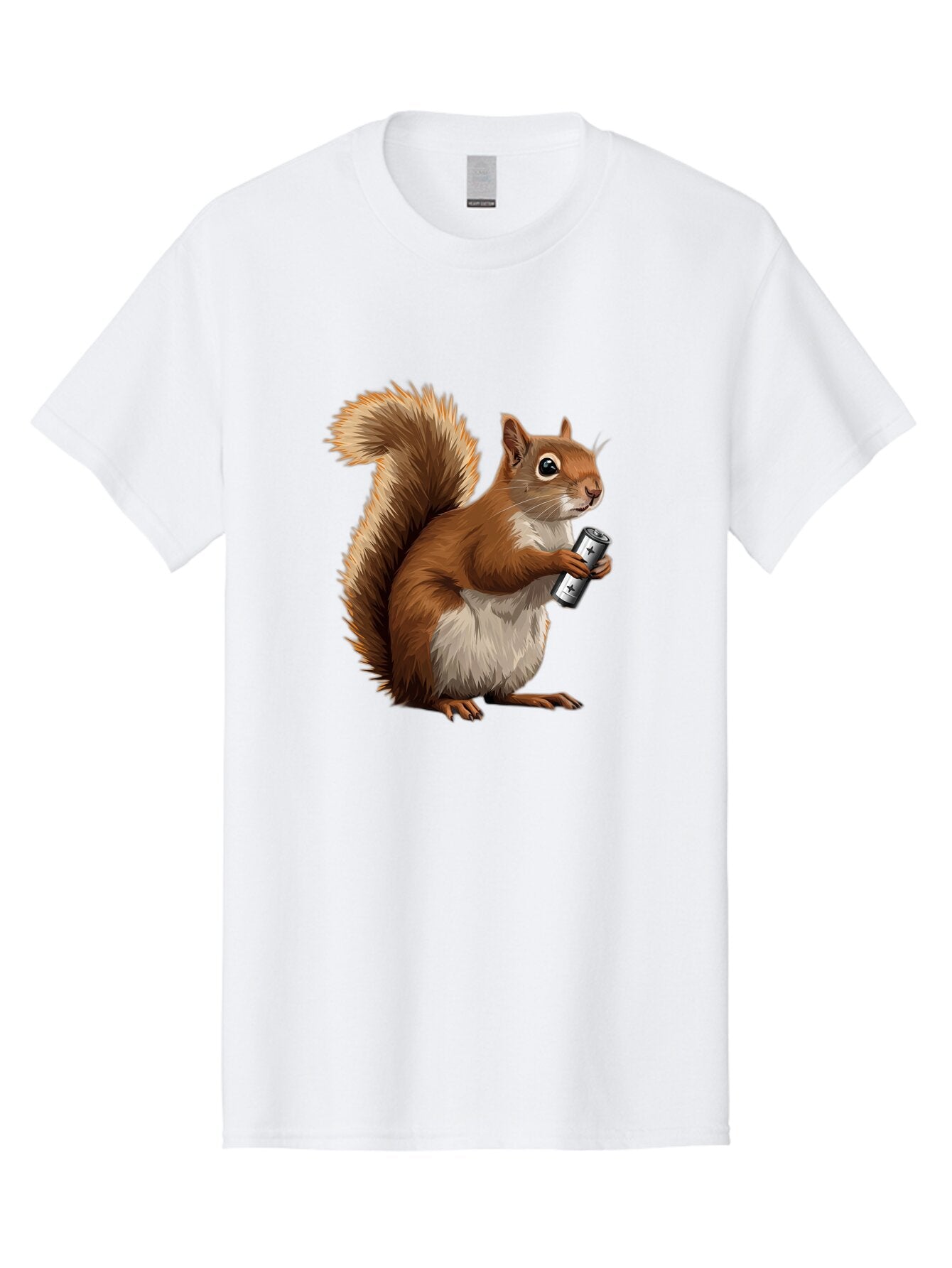 Squirrel-Energy-Drink Men'S Graphic Tee, 100% Cotton, Comfortable Casual Summer Wear, Machine Washable, Vintage Camera, Old Camera, Antique Camera, Black Camera, Classic Photography, Photography Equipment, Nostalgic Device, Film Camera, Baq050 9