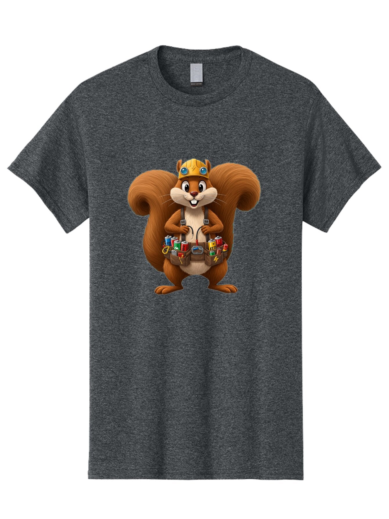 Squirrel-Technician Men'S Graphic Tee, 100% Cotton, Comfortable Casual Summer Wear, Machine Washable, Vintage Camera, Old Camera, Antique Camera, Black Camera, Classic Photography, Photography Equipment, Nostalgic Device, Film Camera, Baq052 11