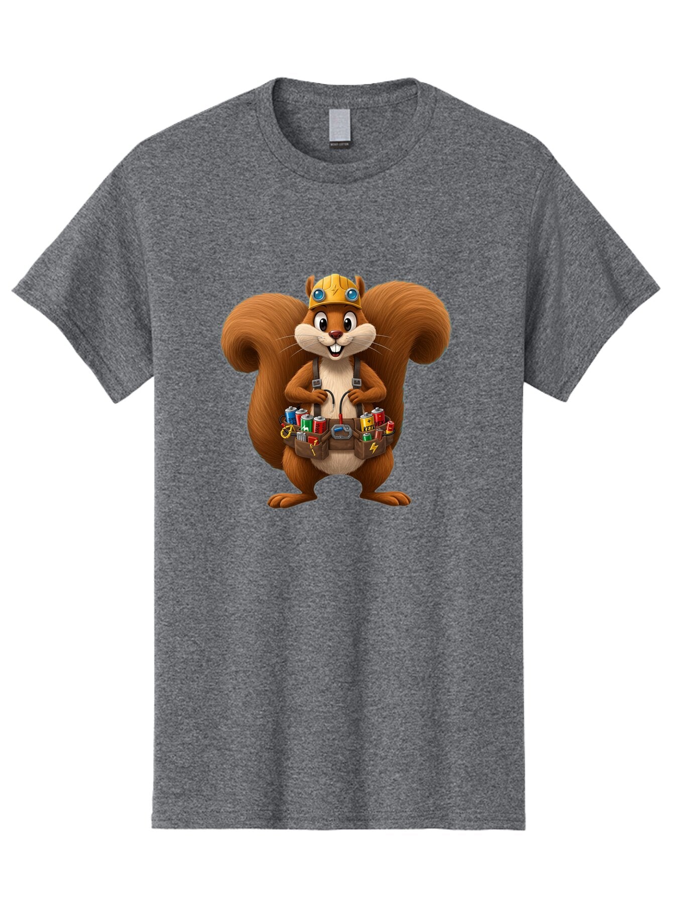 Squirrel-Technician Men'S Graphic Tee, 100% Cotton, Comfortable Casual Summer Wear, Machine Washable, Vintage Camera, Old Camera, Antique Camera, Black Camera, Classic Photography, Photography Equipment, Nostalgic Device, Film Camera, Baq052 8