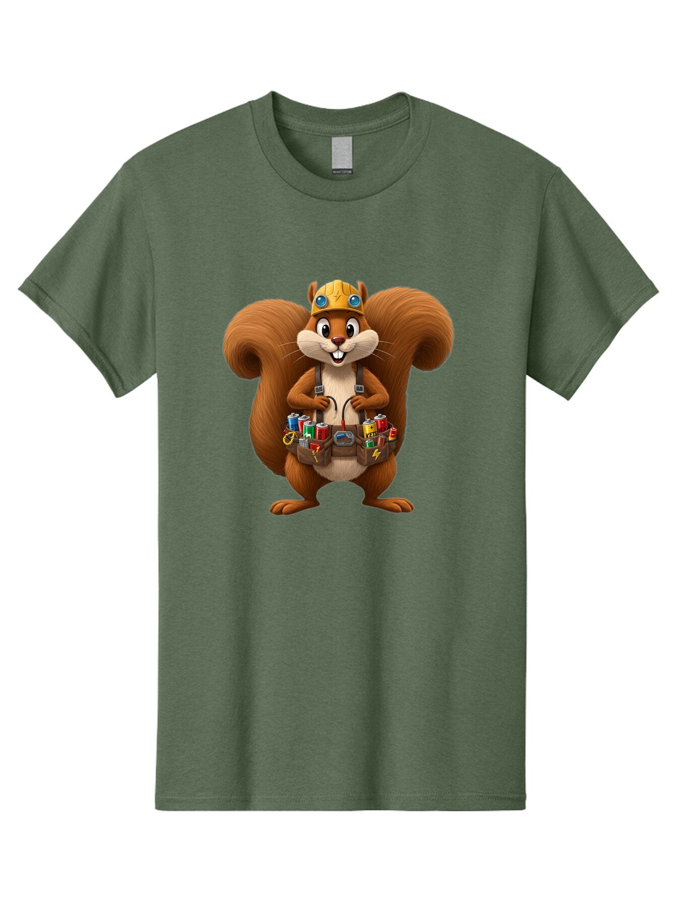 Squirrel-Technician Men'S Graphic Tee, 100% Cotton, Comfortable Casual Summer Wear, Machine Washable, Vintage Camera, Old Camera, Antique Camera, Black Camera, Classic Photography, Photography Equipment, Nostalgic Device, Film Camera, Baq052 5