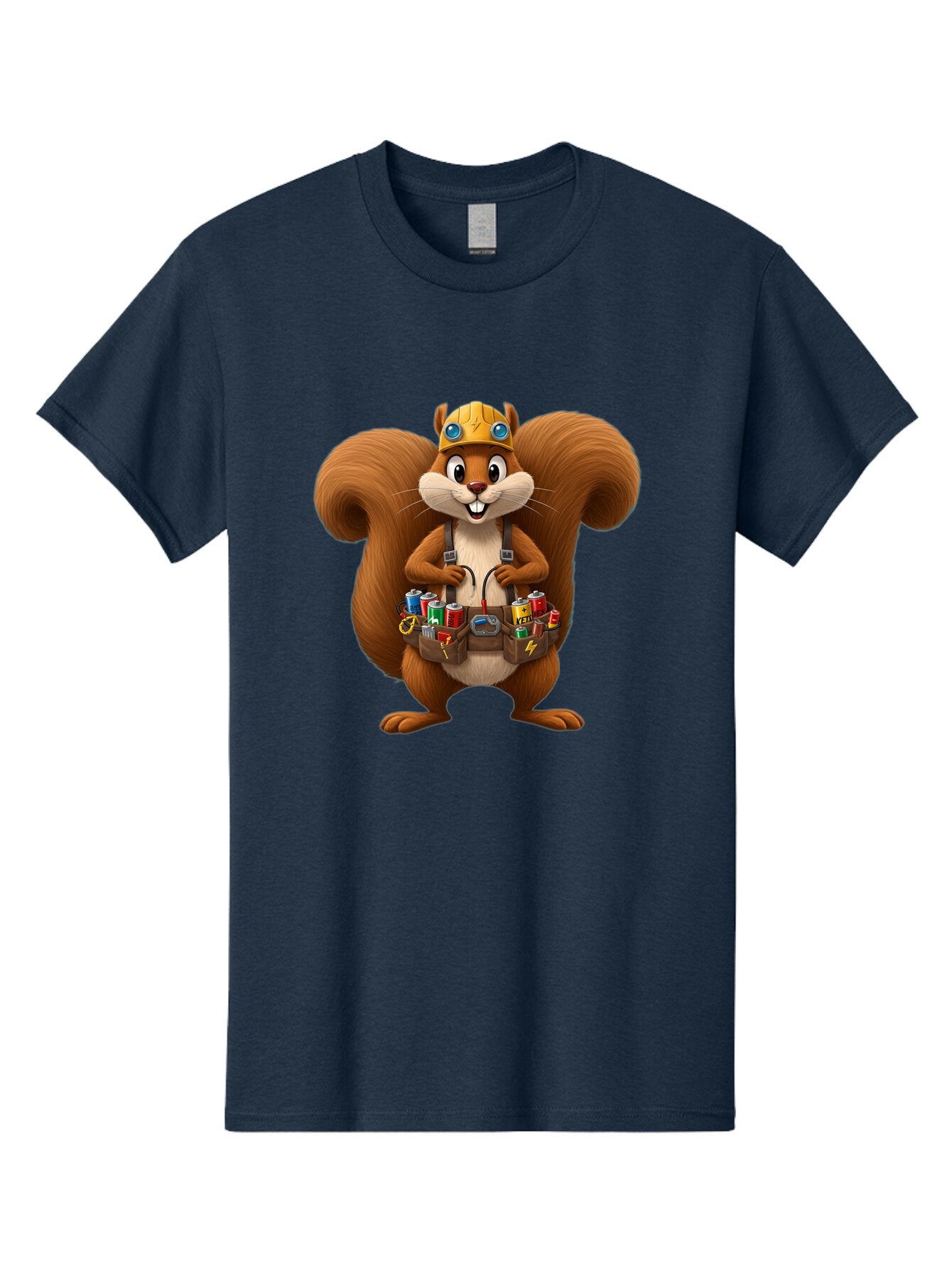 Squirrel-Technician Men'S Graphic Tee, 100% Cotton, Comfortable Casual Summer Wear, Machine Washable, Vintage Camera, Old Camera, Antique Camera, Black Camera, Classic Photography, Photography Equipment, Nostalgic Device, Film Camera, Baq052 15