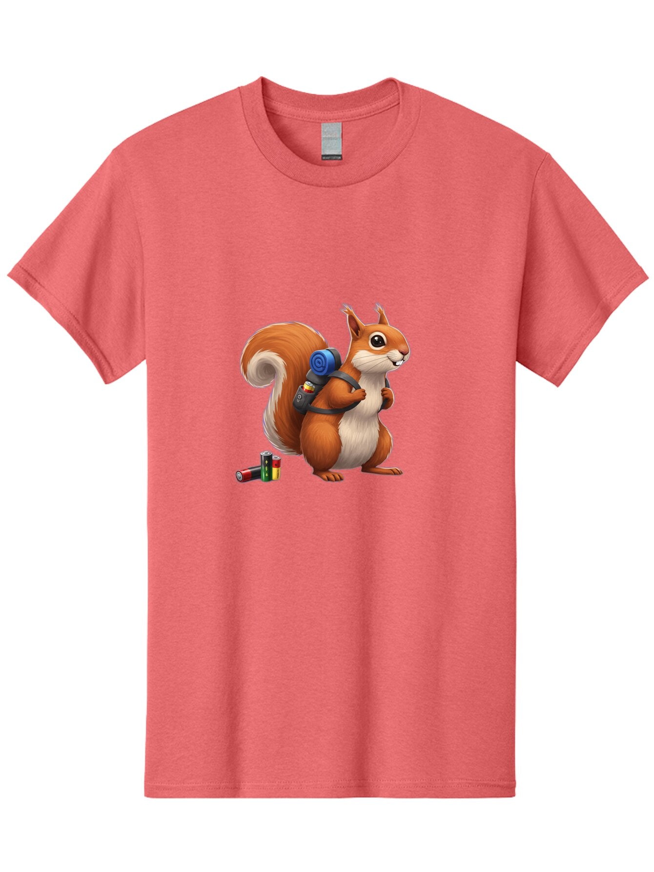 Squirrel-With-Backpack Men'S Graphic Tee, 100% Cotton, Comfortable Casual Summer Wear, Machine Washable, Vintage Camera, Old Camera, Antique Camera, Black Camera, Classic Photography, Photography Equipment, Nostalgic Device, Film Camera, Baq053 10