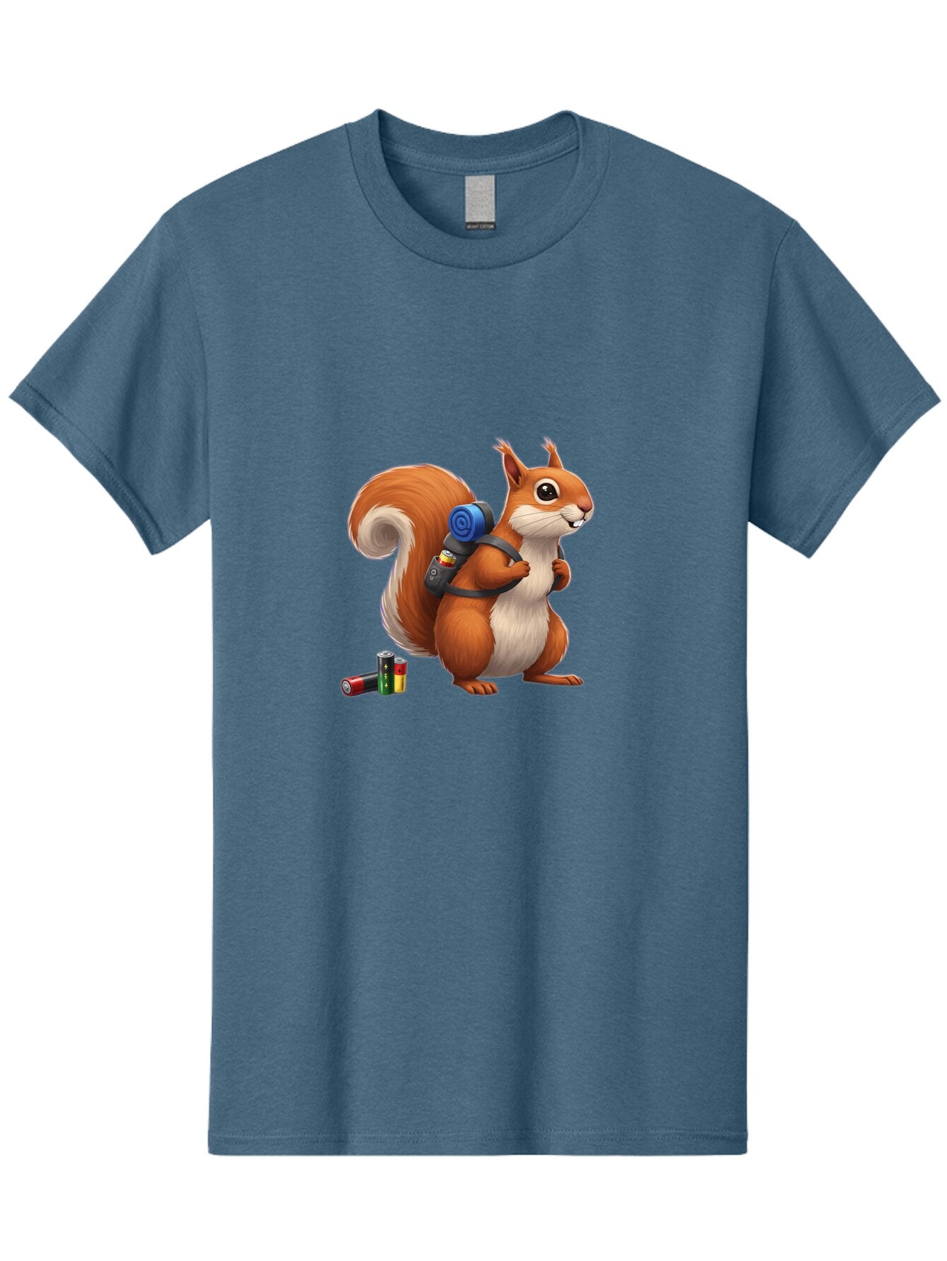 Squirrel-With-Backpack Men'S Graphic Tee, 100% Cotton, Comfortable Casual Summer Wear, Machine Washable, Vintage Camera, Old Camera, Antique Camera, Black Camera, Classic Photography, Photography Equipment, Nostalgic Device, Film Camera, Baq053 14