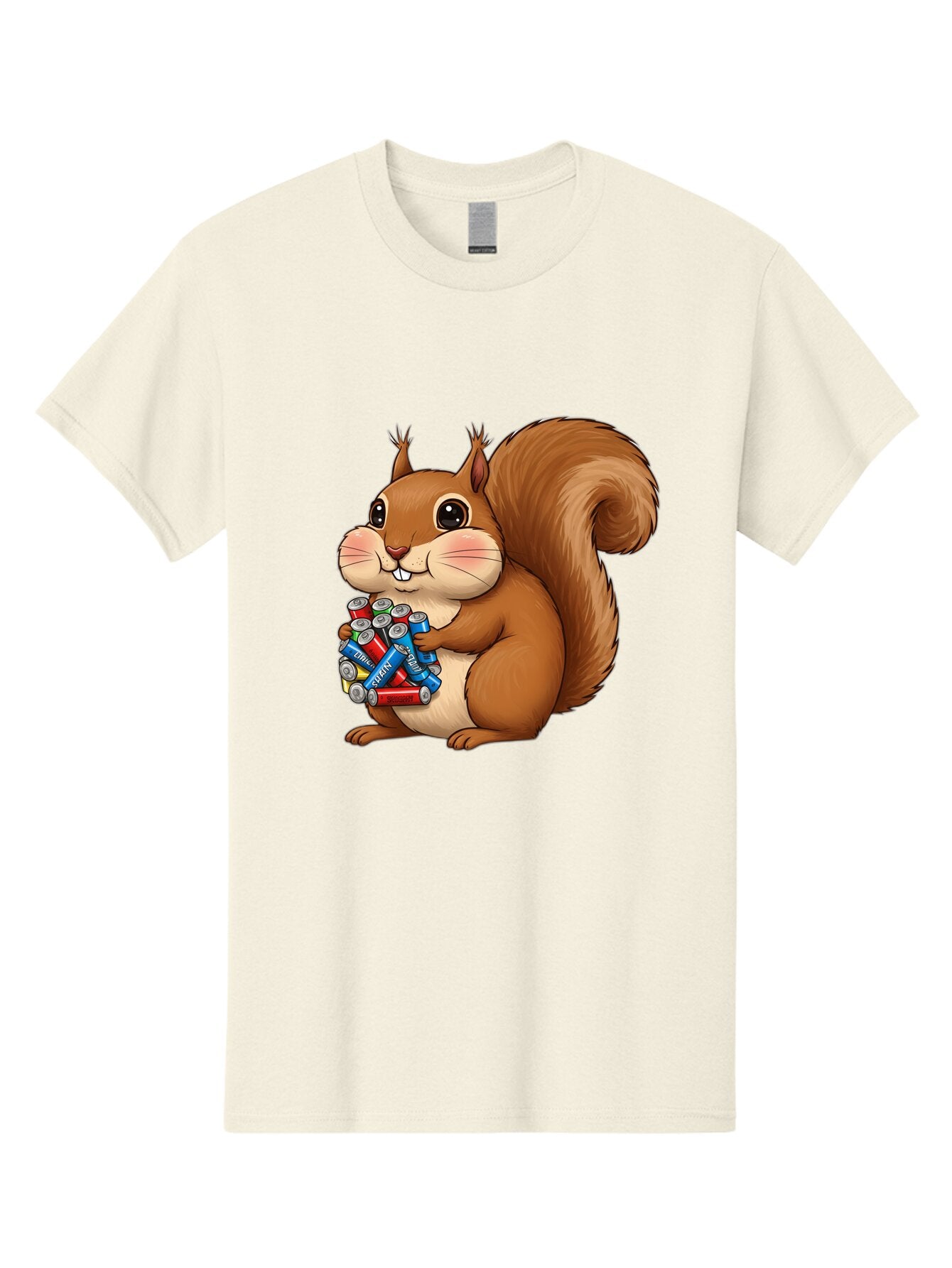 Squirrel-With-Batteries Men'S Graphic Tee, 100% Cotton, Comfortable Casual Summer Wear, Machine Washable, Vintage Camera, Old Camera, Antique Camera, Black Camera, Classic Photography, Photography Equipment, Nostalgic Device, Film Camera, Baq054 14