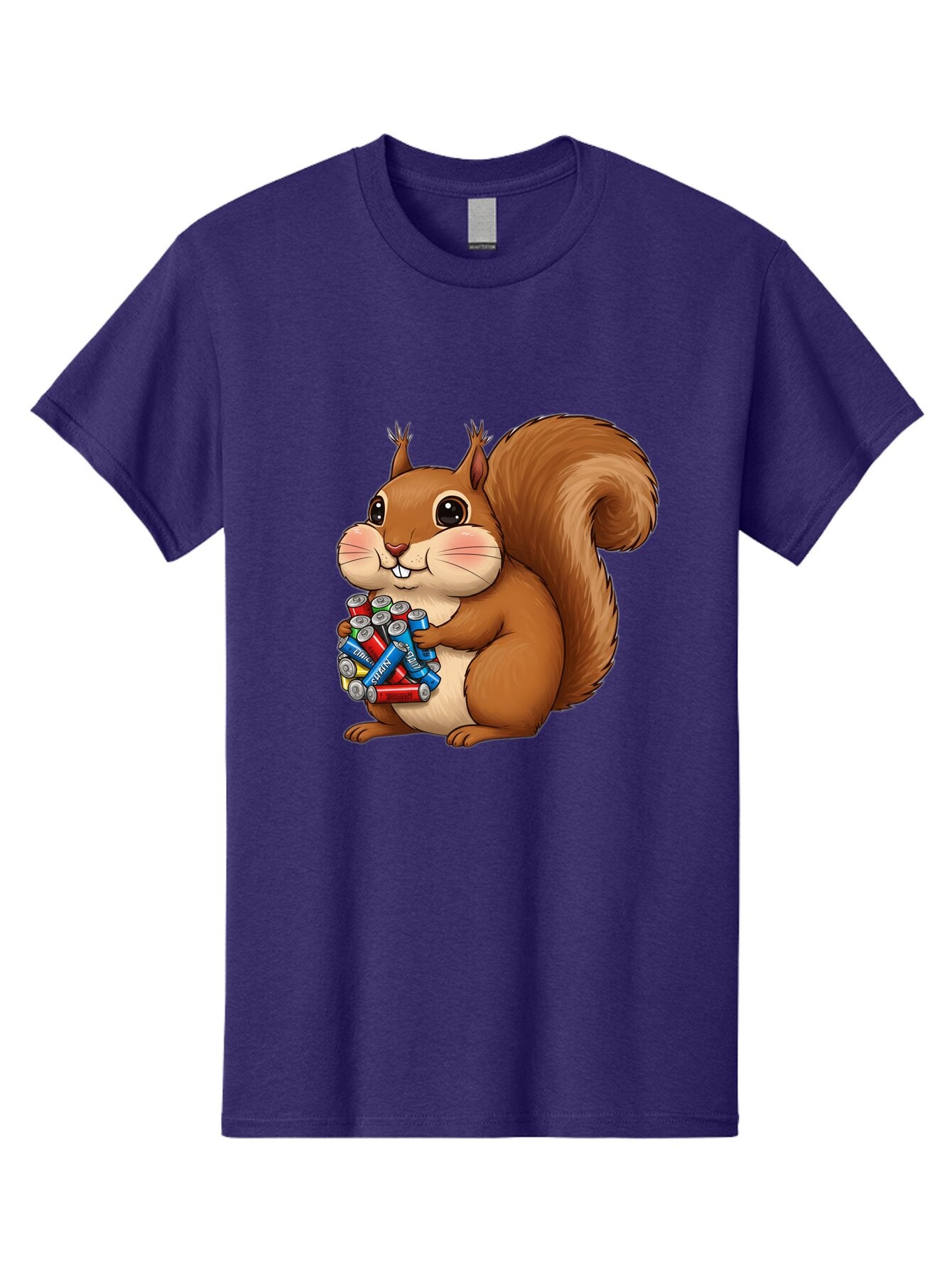 Squirrel-With-Batteries Men'S Graphic Tee, 100% Cotton, Comfortable Casual Summer Wear, Machine Washable, Vintage Camera, Old Camera, Antique Camera, Black Camera, Classic Photography, Photography Equipment, Nostalgic Device, Film Camera, Baq054 11