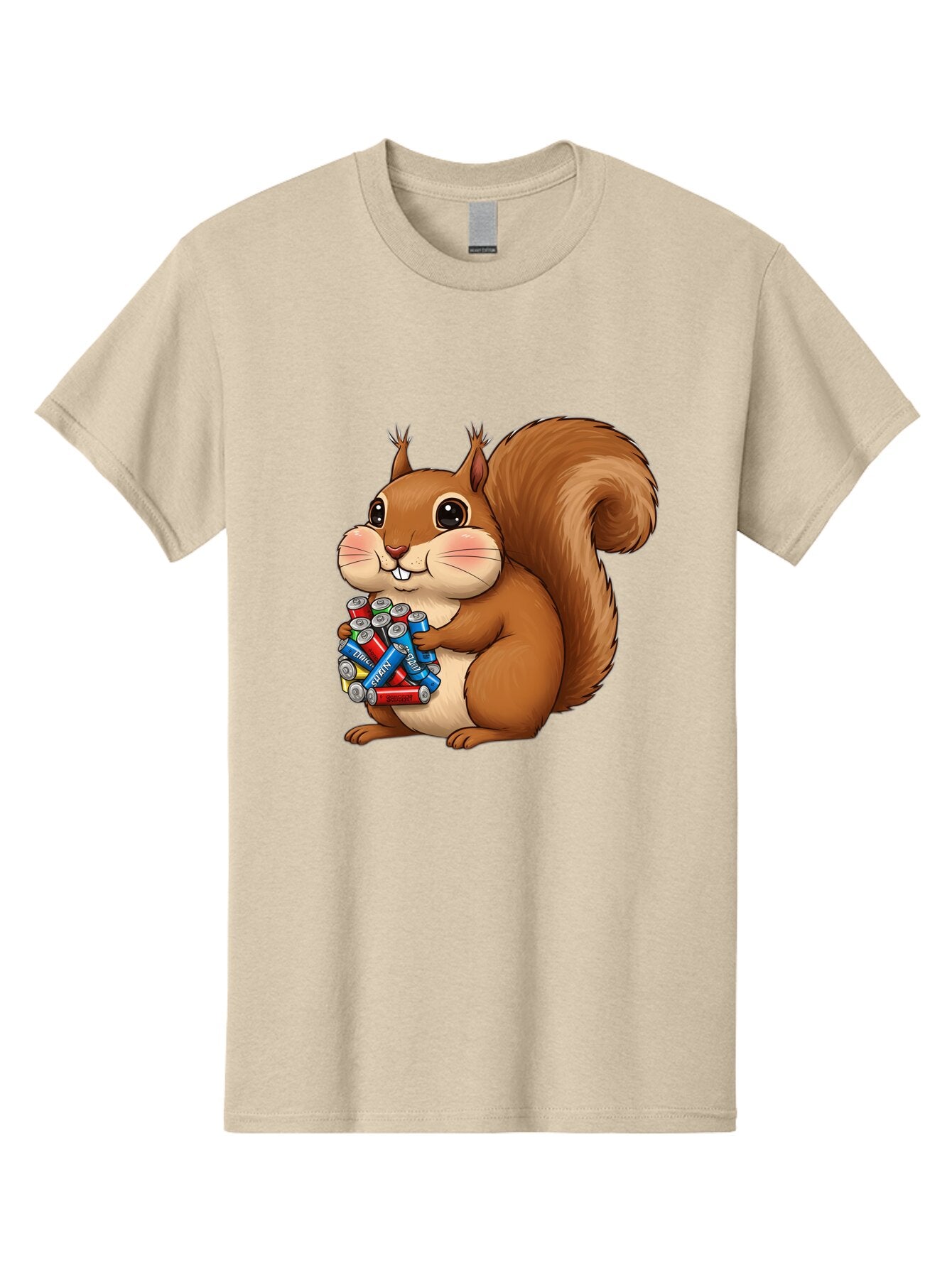 Squirrel-With-Batteries Men'S Graphic Tee, 100% Cotton, Comfortable Casual Summer Wear, Machine Washable, Vintage Camera, Old Camera, Antique Camera, Black Camera, Classic Photography, Photography Equipment, Nostalgic Device, Film Camera, Baq054 8