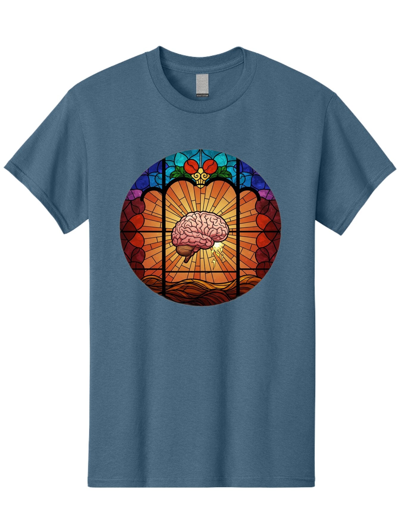 Stained-Glass-Brain Men'S Graphic Tee, 100% Cotton, Comfortable Casual Summer Wear, Machine Washable, Vintage Camera, Old Camera, Antique Camera, Black Camera, Classic Photography, Photography Equipment, Nostalgic Device, Film Camera, Baq056 3
