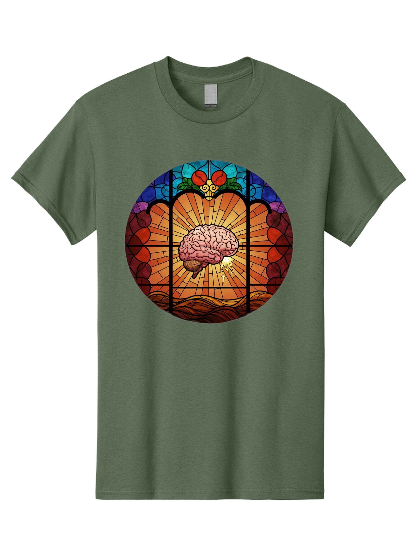 Stained-Glass-Brain Men'S Graphic Tee, 100% Cotton, Comfortable Casual Summer Wear, Machine Washable, Vintage Camera, Old Camera, Antique Camera, Black Camera, Classic Photography, Photography Equipment, Nostalgic Device, Film Camera, Baq056 13