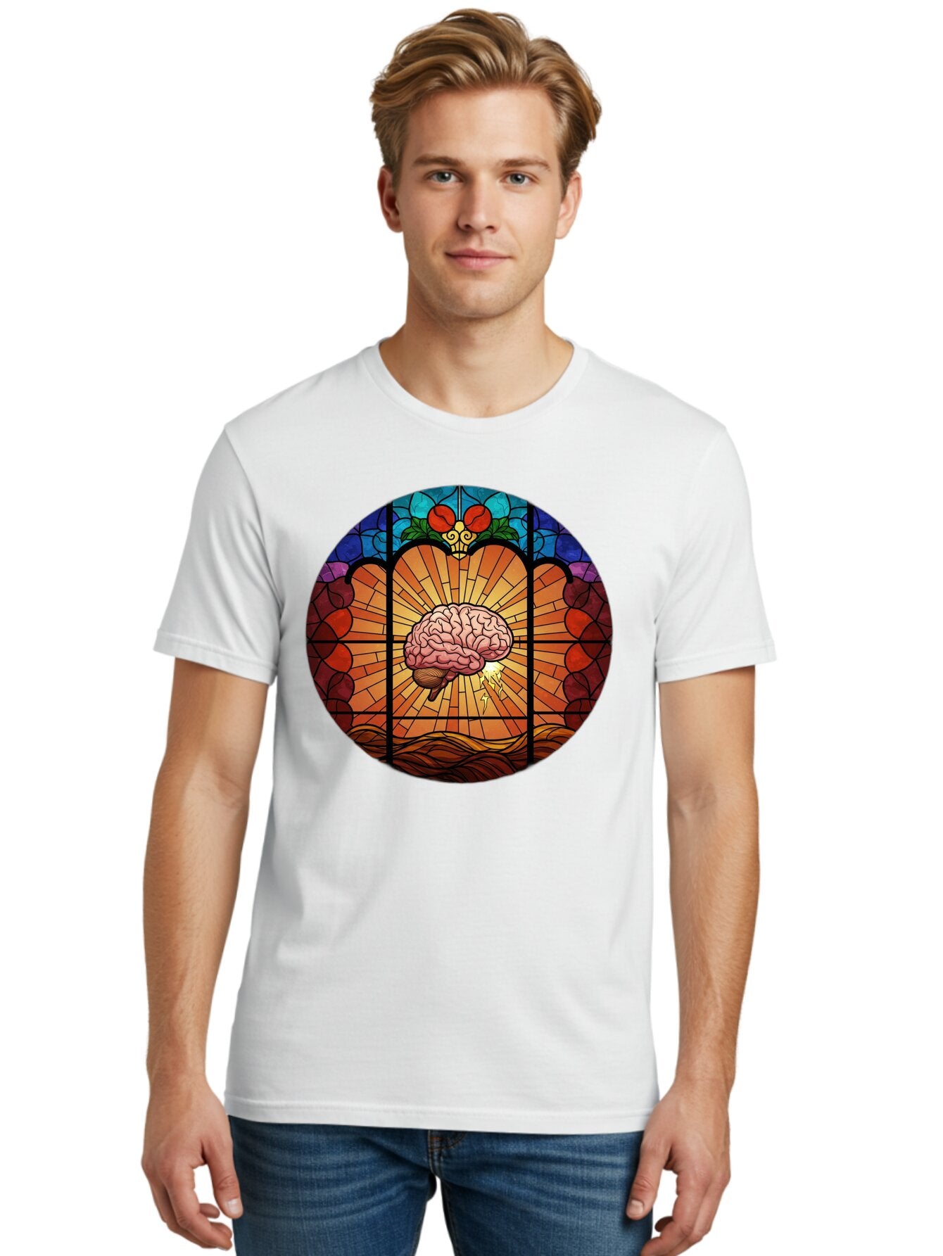 Stained-Glass-Brain Men'S Graphic Tee, 100% Cotton, Comfortable Casual Summer Wear, Machine Washable, Vintage Camera, Old Camera, Antique Camera, Black Camera, Classic Photography, Photography Equipment, Nostalgic Device, Film Camera, Baq056 16