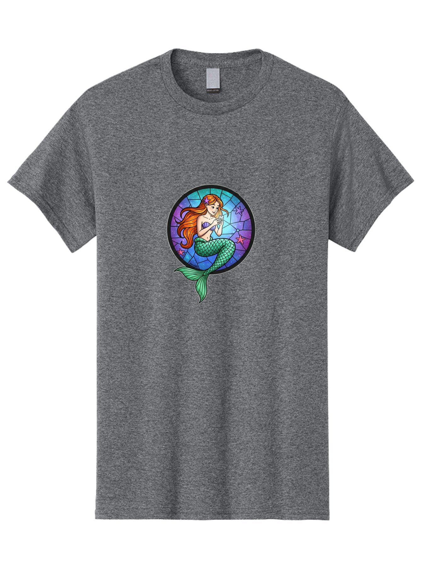 Stained-Glass-Mermaid Men'S Graphic Tee, 100% Cotton, Comfortable Casual Summer Wear, Machine Washable, Vintage Camera, Old Camera, Antique Camera, Black Camera, Classic Photography, Photography Equipment, Nostalgic Device, Film Camera, Baq061 10