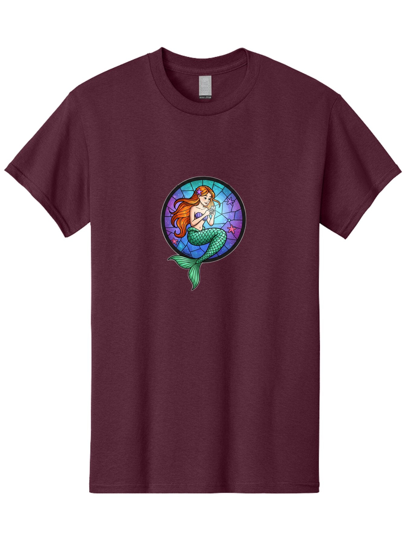 Stained-Glass-Mermaid Men'S Graphic Tee, 100% Cotton, Comfortable Casual Summer Wear, Machine Washable, Vintage Camera, Old Camera, Antique Camera, Black Camera, Classic Photography, Photography Equipment, Nostalgic Device, Film Camera, Baq061 8