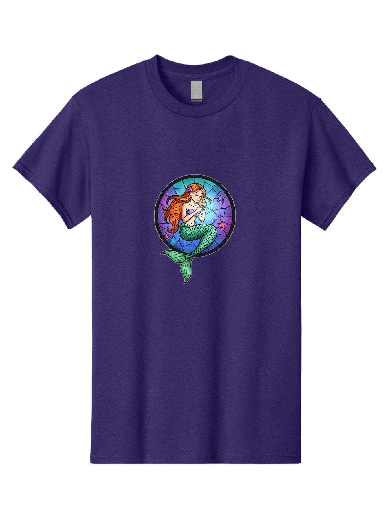Stained-Glass-Mermaid Men'S Graphic Tee, 100% Cotton, Comfortable Casual Summer Wear, Machine Washable, Vintage Camera, Old Camera, Antique Camera, Black Camera, Classic Photography, Photography Equipment, Nostalgic Device, Film Camera, Baq061 9
