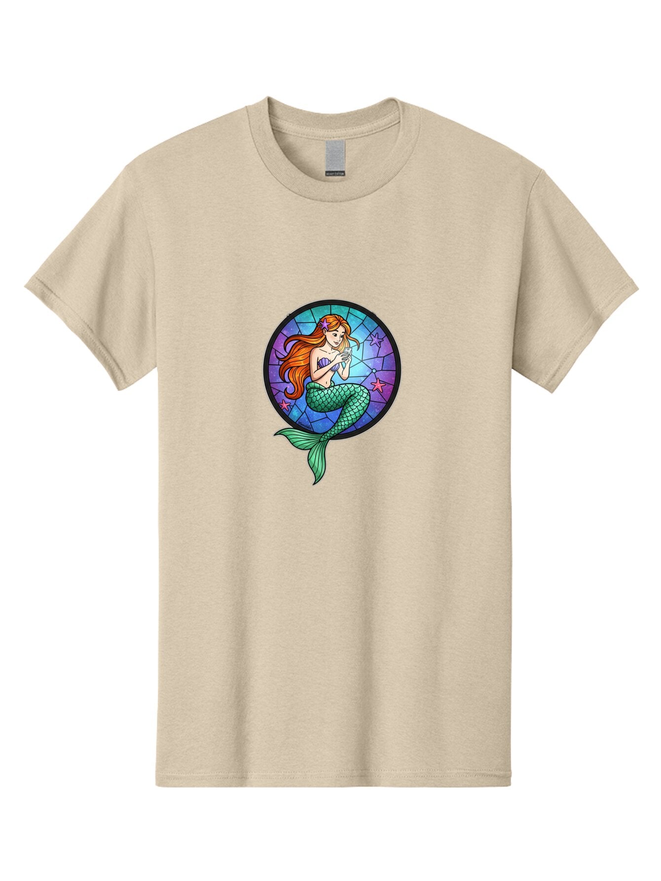 Stained-Glass-Mermaid Men'S Graphic Tee, 100% Cotton, Comfortable Casual Summer Wear, Machine Washable, Vintage Camera, Old Camera, Antique Camera, Black Camera, Classic Photography, Photography Equipment, Nostalgic Device, Film Camera, Baq061 13