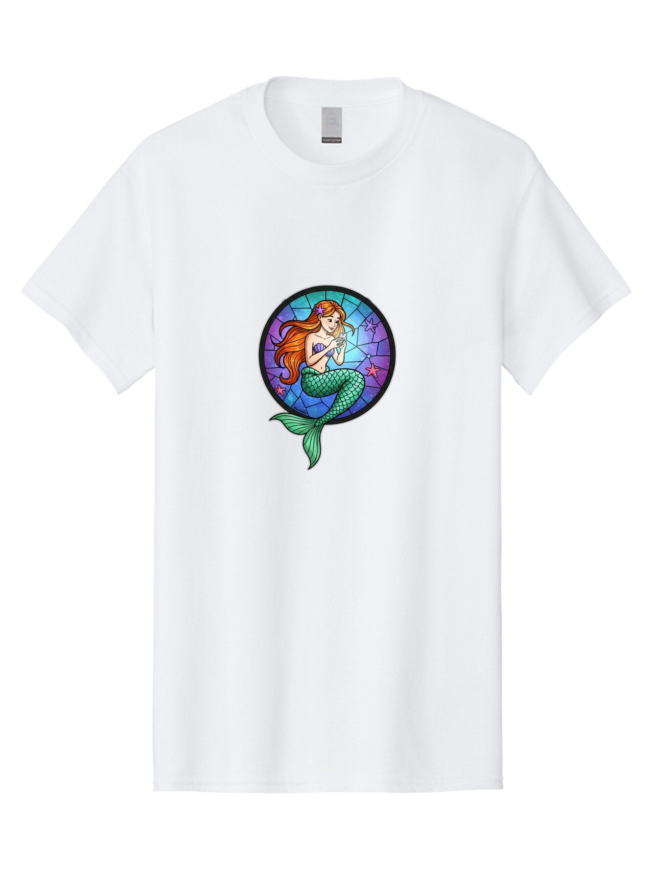 Stained-Glass-Mermaid Men'S Graphic Tee, 100% Cotton, Comfortable Casual Summer Wear, Machine Washable, Vintage Camera, Old Camera, Antique Camera, Black Camera, Classic Photography, Photography Equipment, Nostalgic Device, Film Camera, Baq061 14