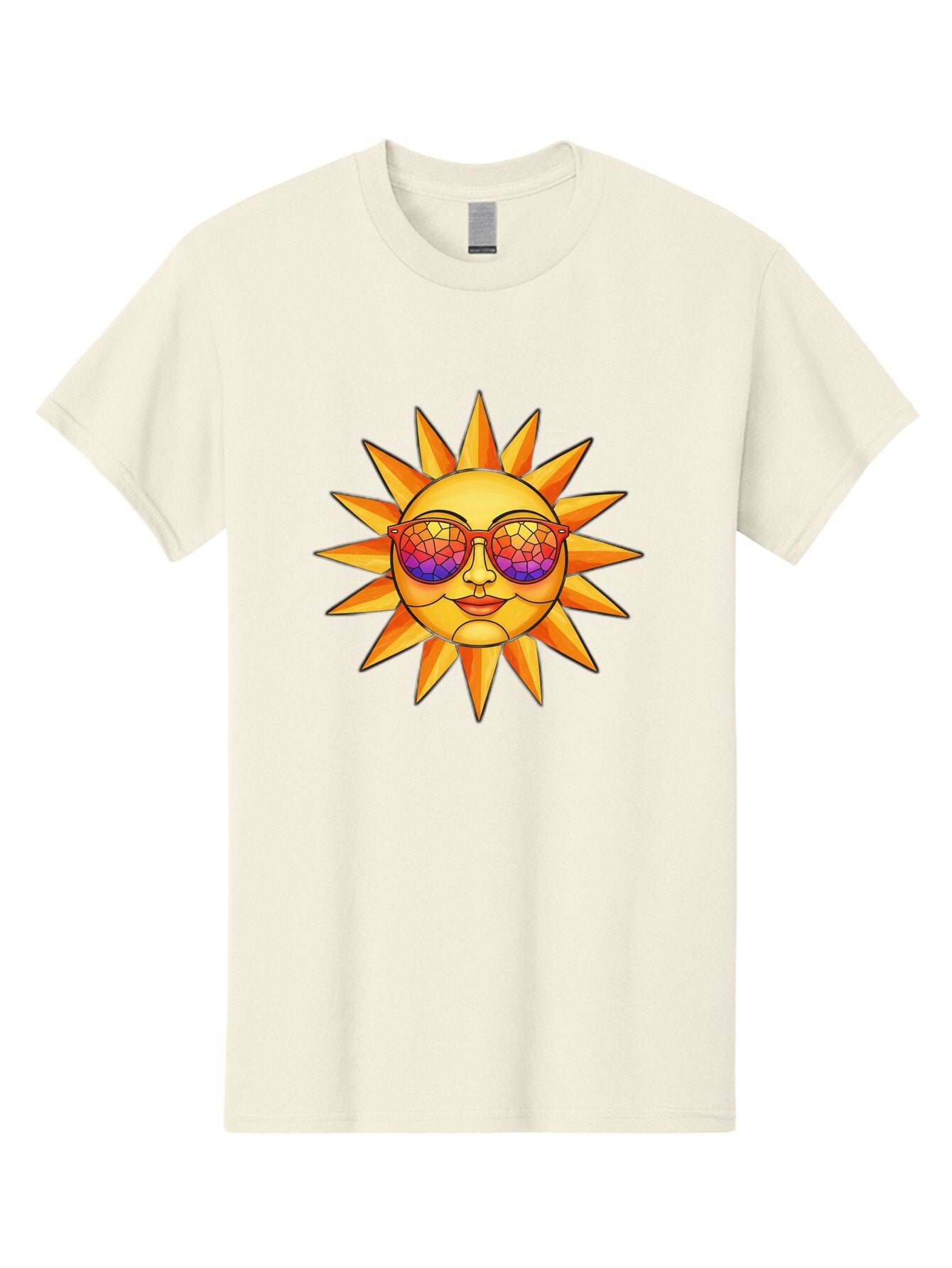 Stained-Glass-Sun Men'S Graphic Tee, 100% Cotton, Comfortable Casual Summer Wear, Machine Washable, Vintage Camera, Old Camera, Antique Camera, Black Camera, Classic Photography, Photography Equipment, Nostalgic Device, Film Camera, Camera Art Baq062 8