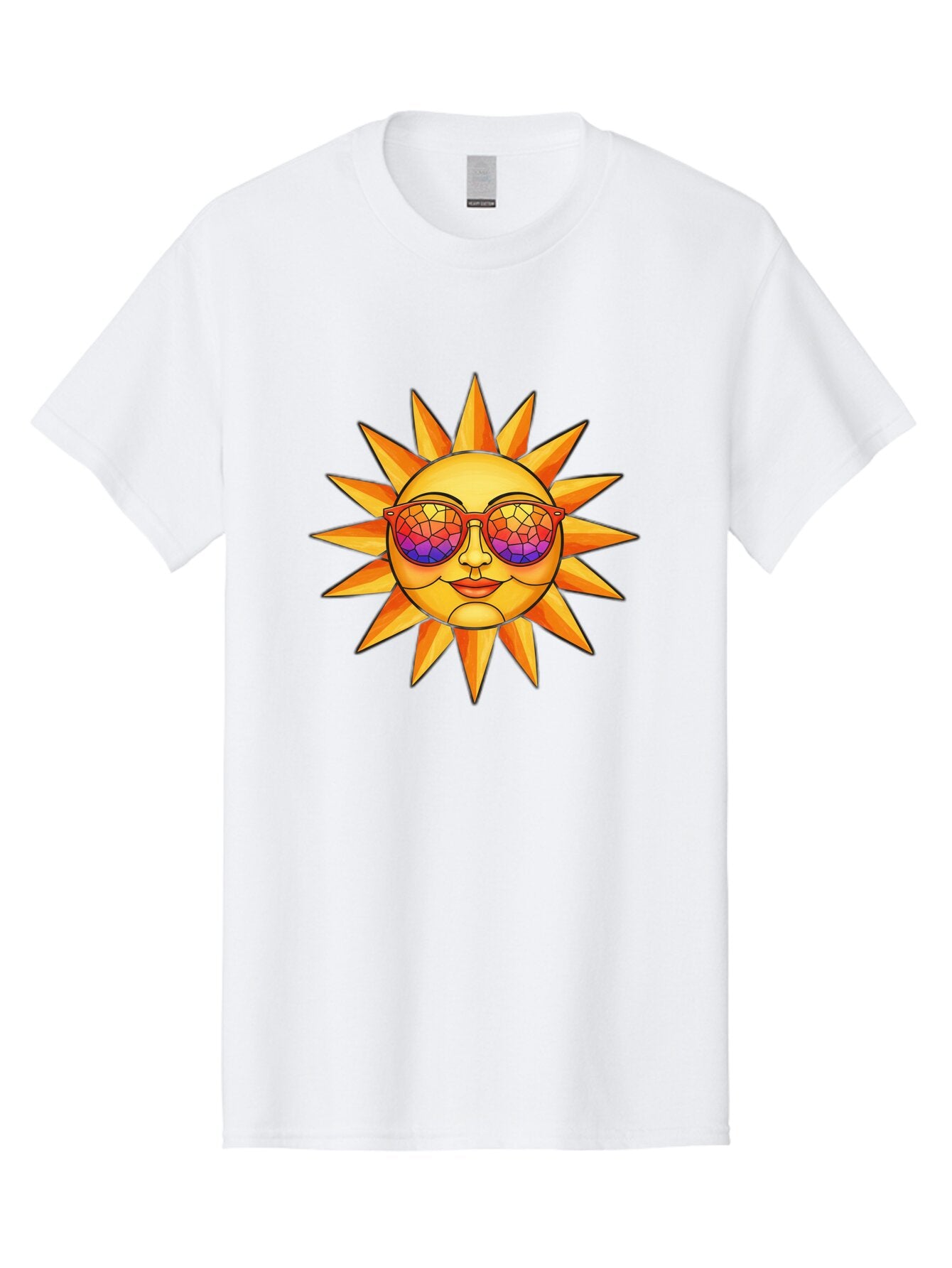 Stained-Glass-Sun Men'S Graphic Tee, 100% Cotton, Comfortable Casual Summer Wear, Machine Washable, Vintage Camera, Old Camera, Antique Camera, Black Camera, Classic Photography, Photography Equipment, Nostalgic Device, Film Camera, Camera Art Baq062 12