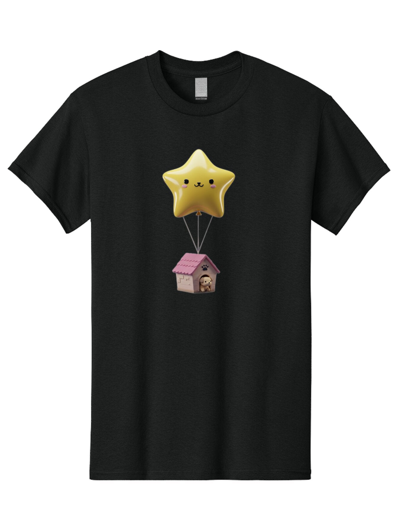 Star-Balloon-Doghouse Men'S Graphic Tee, 100% Cotton, Comfortable Casual Summer Wear, Machine Washable, Vintage Camera, Old Camera, Antique Camera, Black Camera, Classic Photography, Photography Equipment, Nostalgic Device, Film Camera, Baq063 2