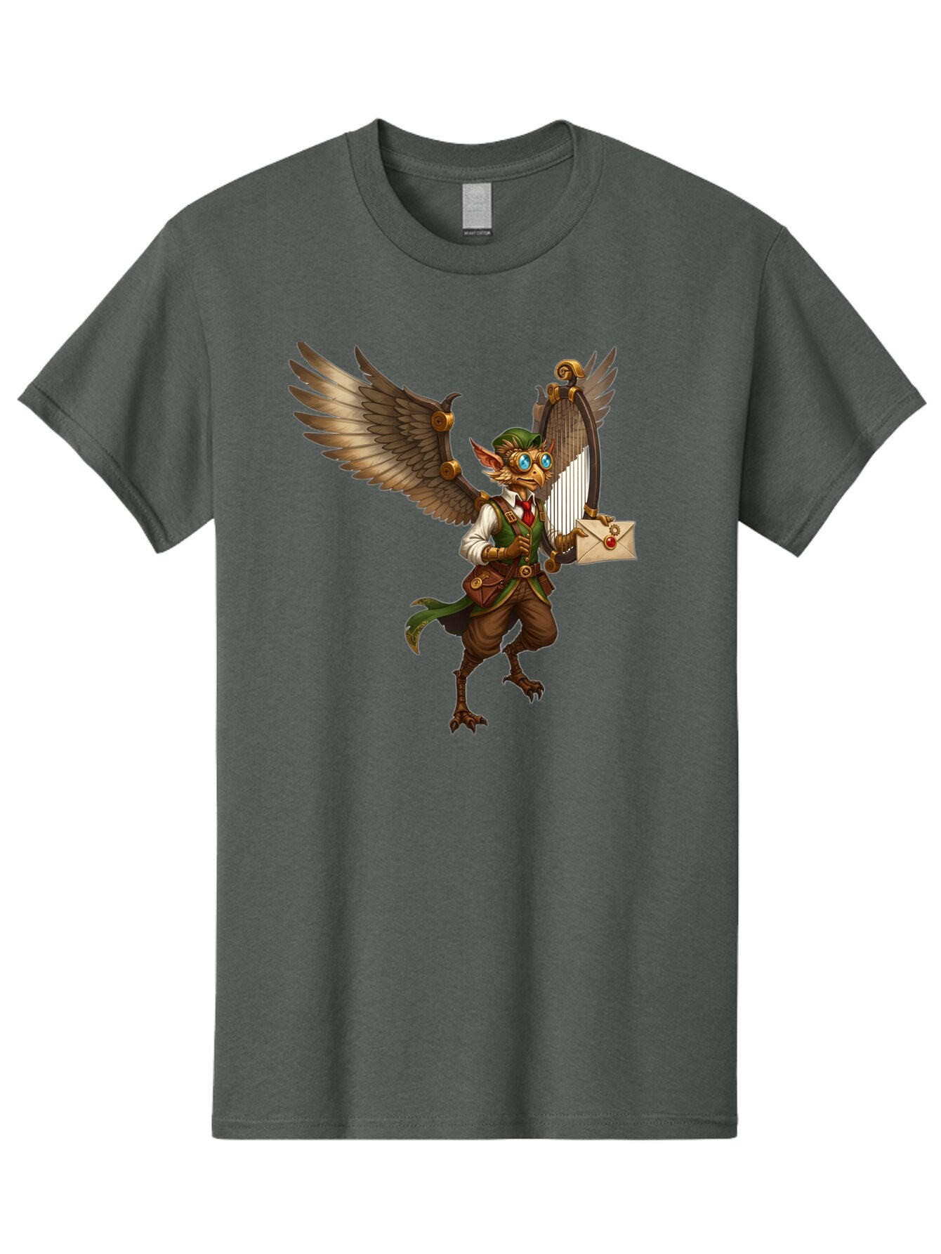 Steampunk-Bird-Character Men'S Graphic Tee, 100% Cotton, Comfortable Casual Summer Wear, Machine Washable, Vintage Camera, Old Camera, Antique Camera, Black Camera, Classic Photography, Photography Equipment, Nostalgic Device, Film Camera, Baq067