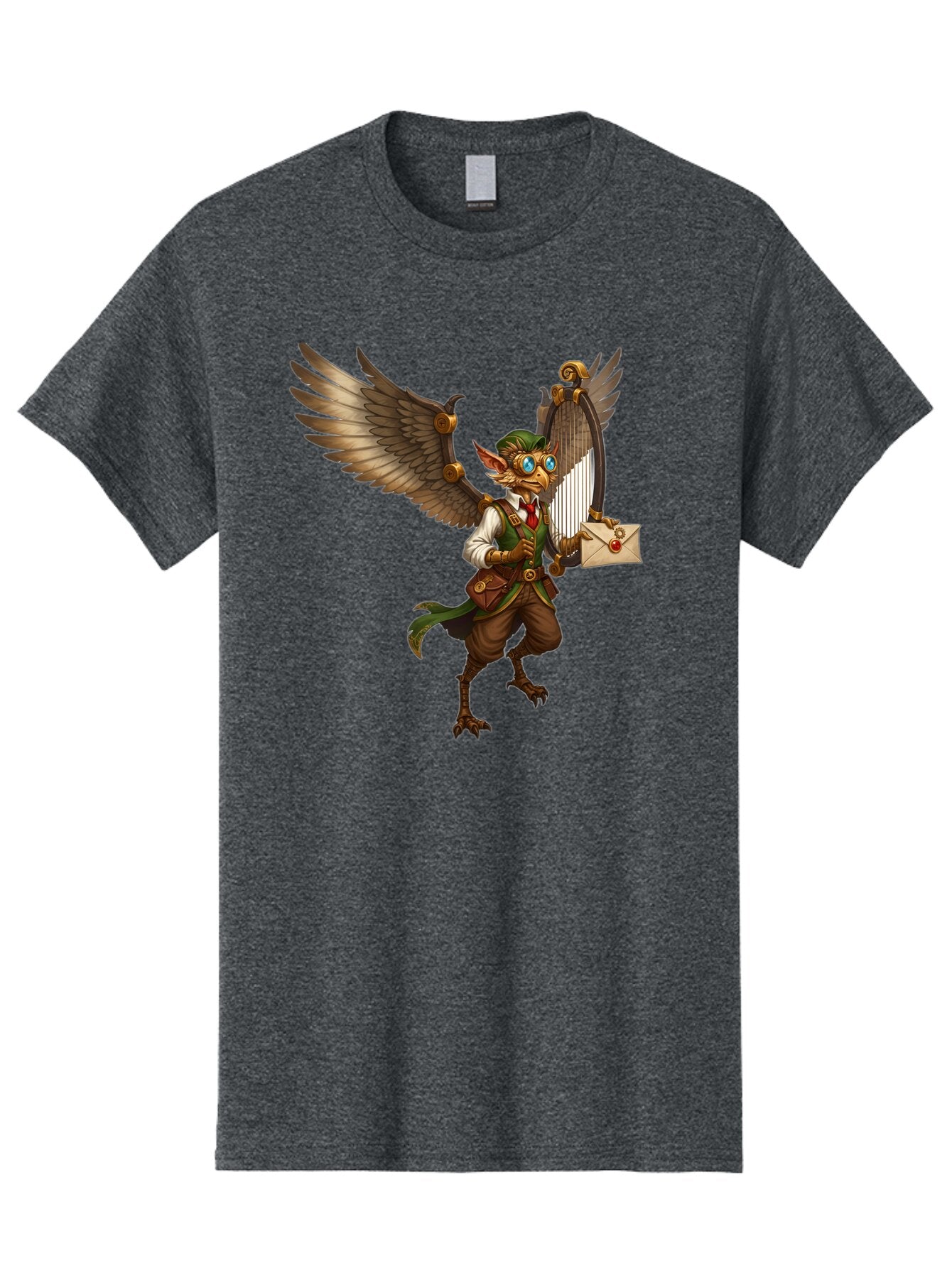 Steampunk-Bird-Character Men'S Graphic Tee, 100% Cotton, Comfortable Casual Summer Wear, Machine Washable, Vintage Camera, Old Camera, Antique Camera, Black Camera, Classic Photography, Photography Equipment, Nostalgic Device, Film Camera, Baq067 7