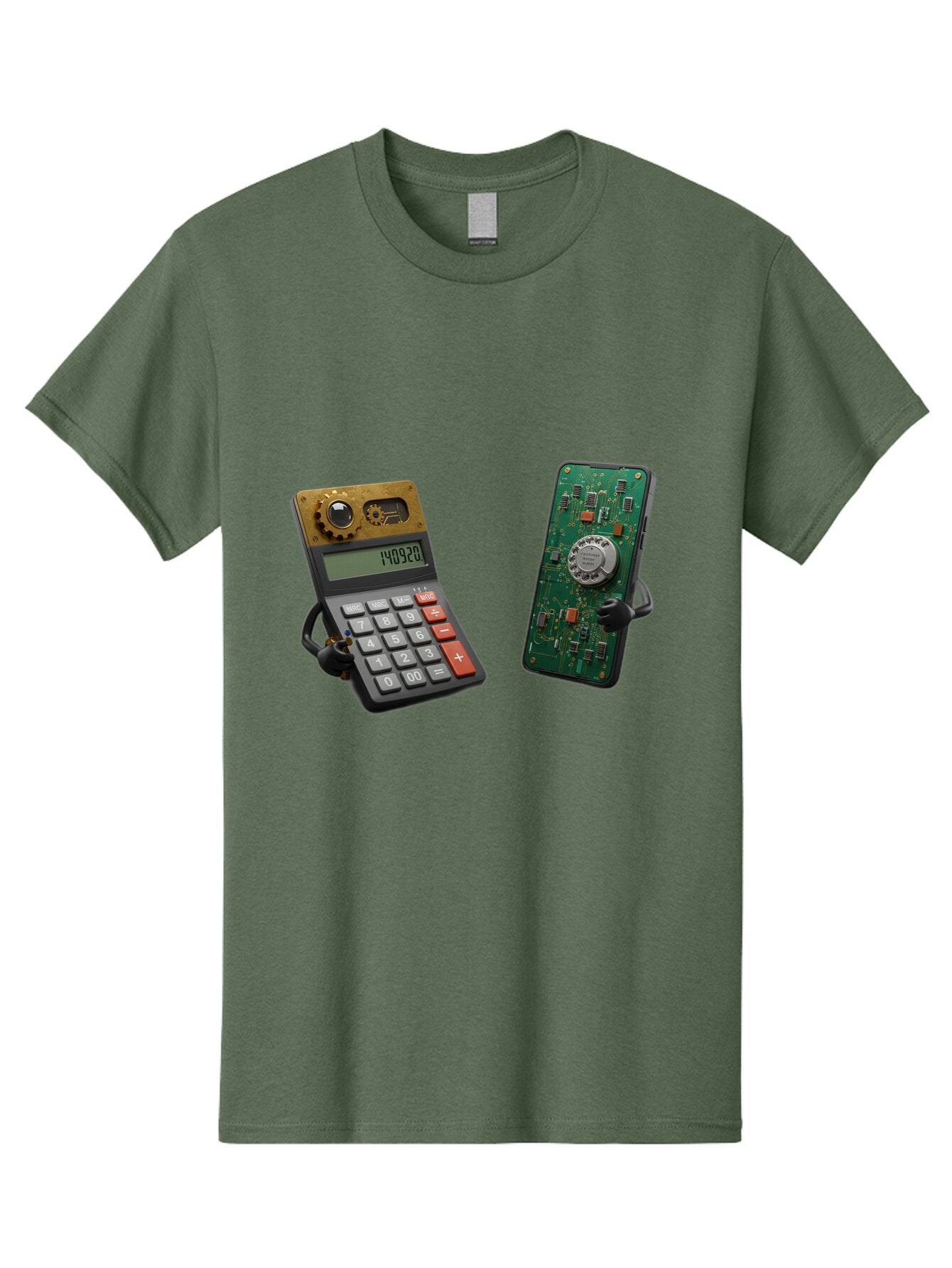 Steampunk-Calculator-And-Circuit-Board-Phone Men'S Graphic Tee, 100% Cotton, Comfortable Casual Summer Wear, Machine Washable, Vintage Camera, Old Camera, Antique Camera, Black Camera, Classic Photography, Photography Equipment, Baq069 9