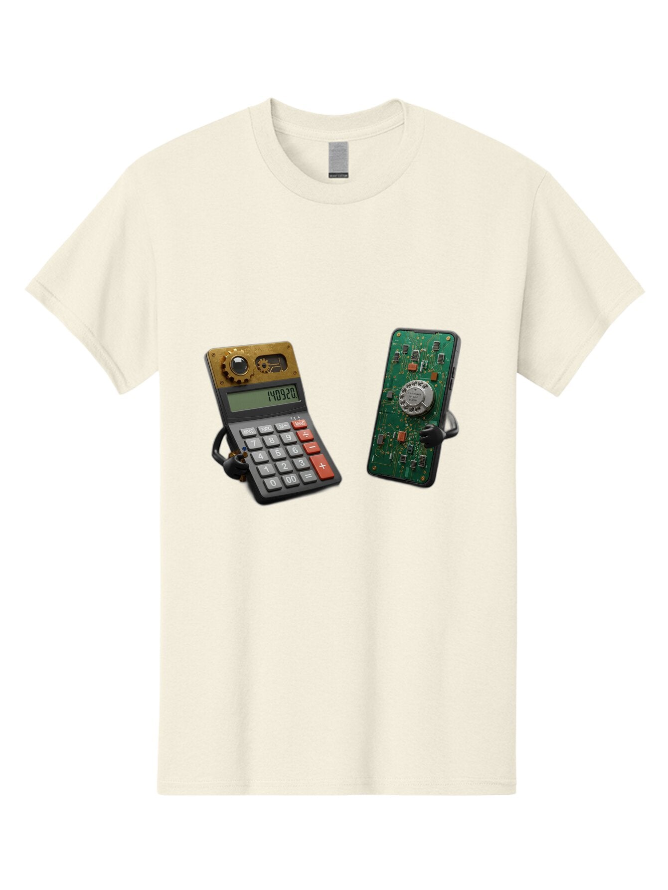 Steampunk-Calculator-And-Circuit-Board-Phone Men'S Graphic Tee, 100% Cotton, Comfortable Casual Summer Wear, Machine Washable, Vintage Camera, Old Camera, Antique Camera, Black Camera, Classic Photography, Photography Equipment, Baq069 8