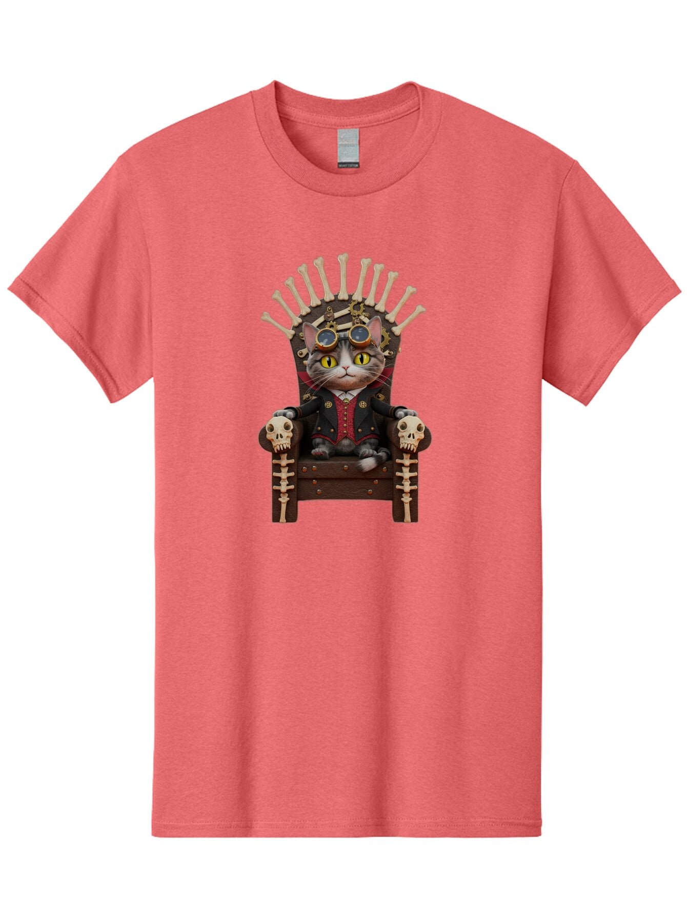 Steampunk-Cat Men'S Graphic Tee, 100% Cotton, Comfortable Casual Summer Wear, Machine Washable, Vintage Camera, Old Camera, Antique Camera, Black Camera, Classic Photography, Photography Equipment, Nostalgic Device, Film Camera, Camera Art Baq070 4