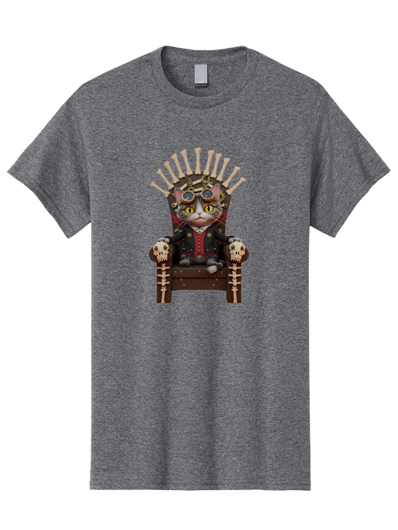 Steampunk-Cat Men'S Graphic Tee, 100% Cotton, Comfortable Casual Summer Wear, Machine Washable, Vintage Camera, Old Camera, Antique Camera, Black Camera, Classic Photography, Photography Equipment, Nostalgic Device, Film Camera, Camera Art Baq070 7