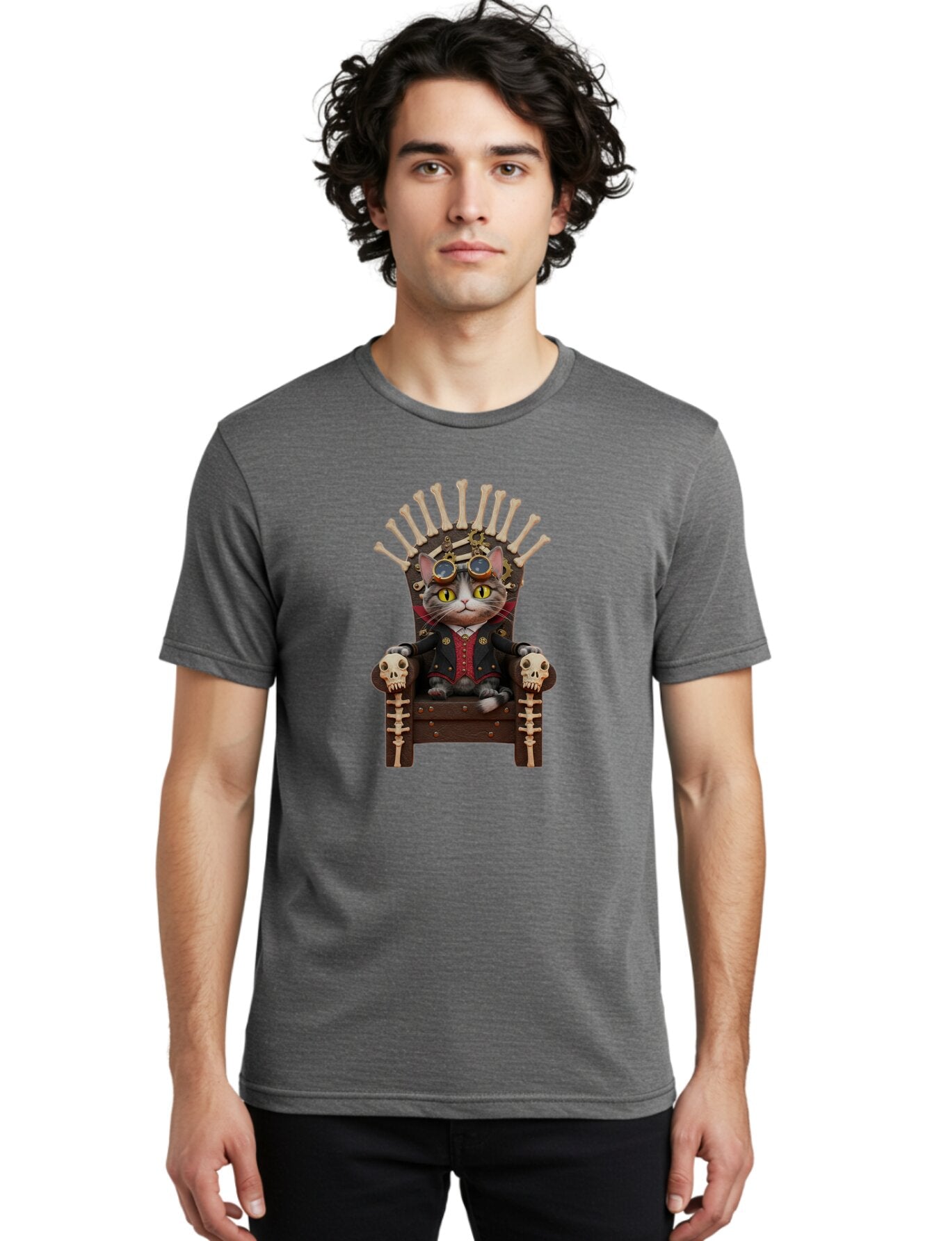 Steampunk-Cat Men'S Graphic Tee, 100% Cotton, Comfortable Casual Summer Wear, Machine Washable, Vintage Camera, Old Camera, Antique Camera, Black Camera, Classic Photography, Photography Equipment, Nostalgic Device, Film Camera, Camera Art Baq070 16