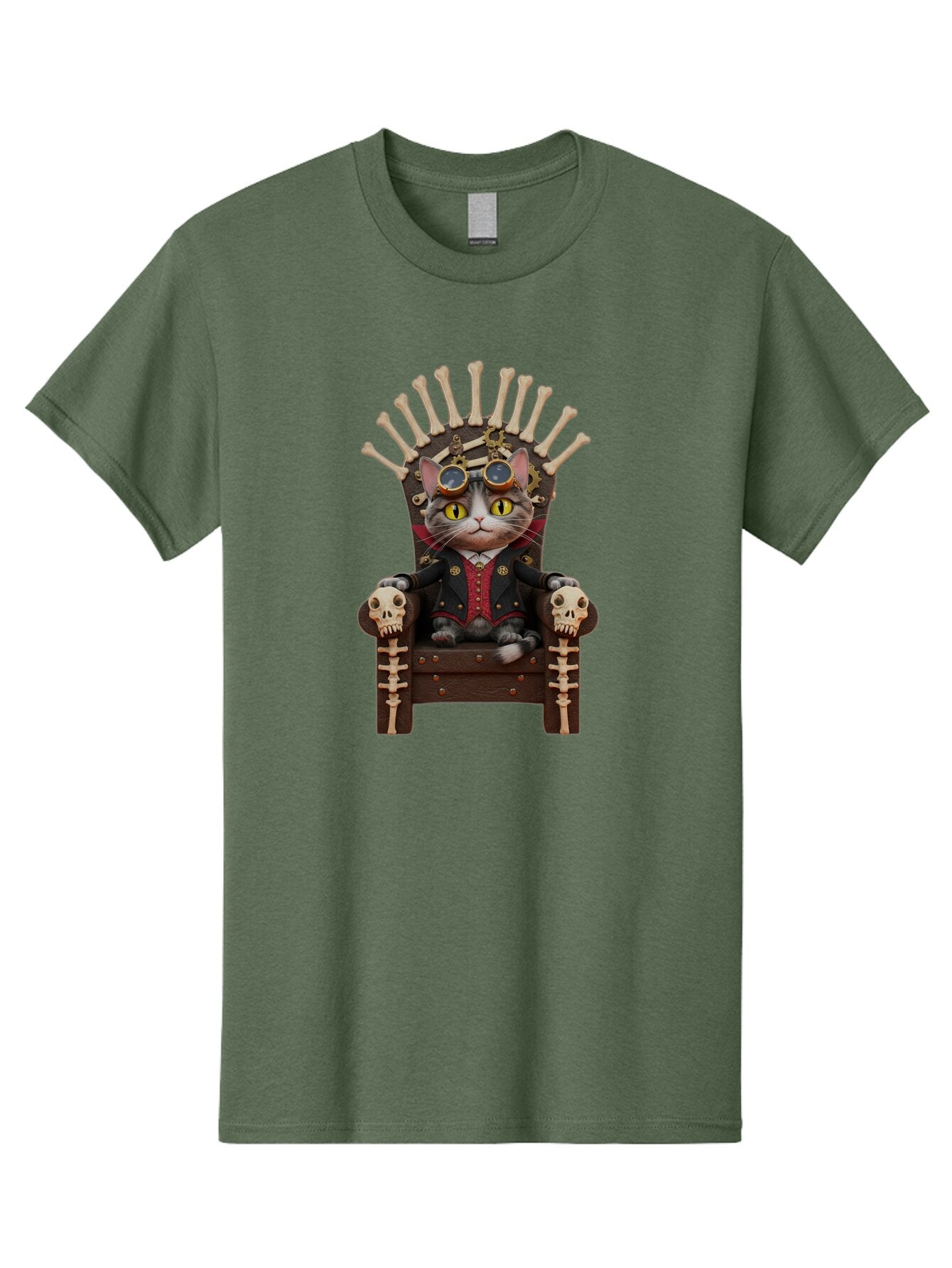 Steampunk-Cat Men'S Graphic Tee, 100% Cotton, Comfortable Casual Summer Wear, Machine Washable, Vintage Camera, Old Camera, Antique Camera, Black Camera, Classic Photography, Photography Equipment, Nostalgic Device, Film Camera, Camera Art Baq070 11