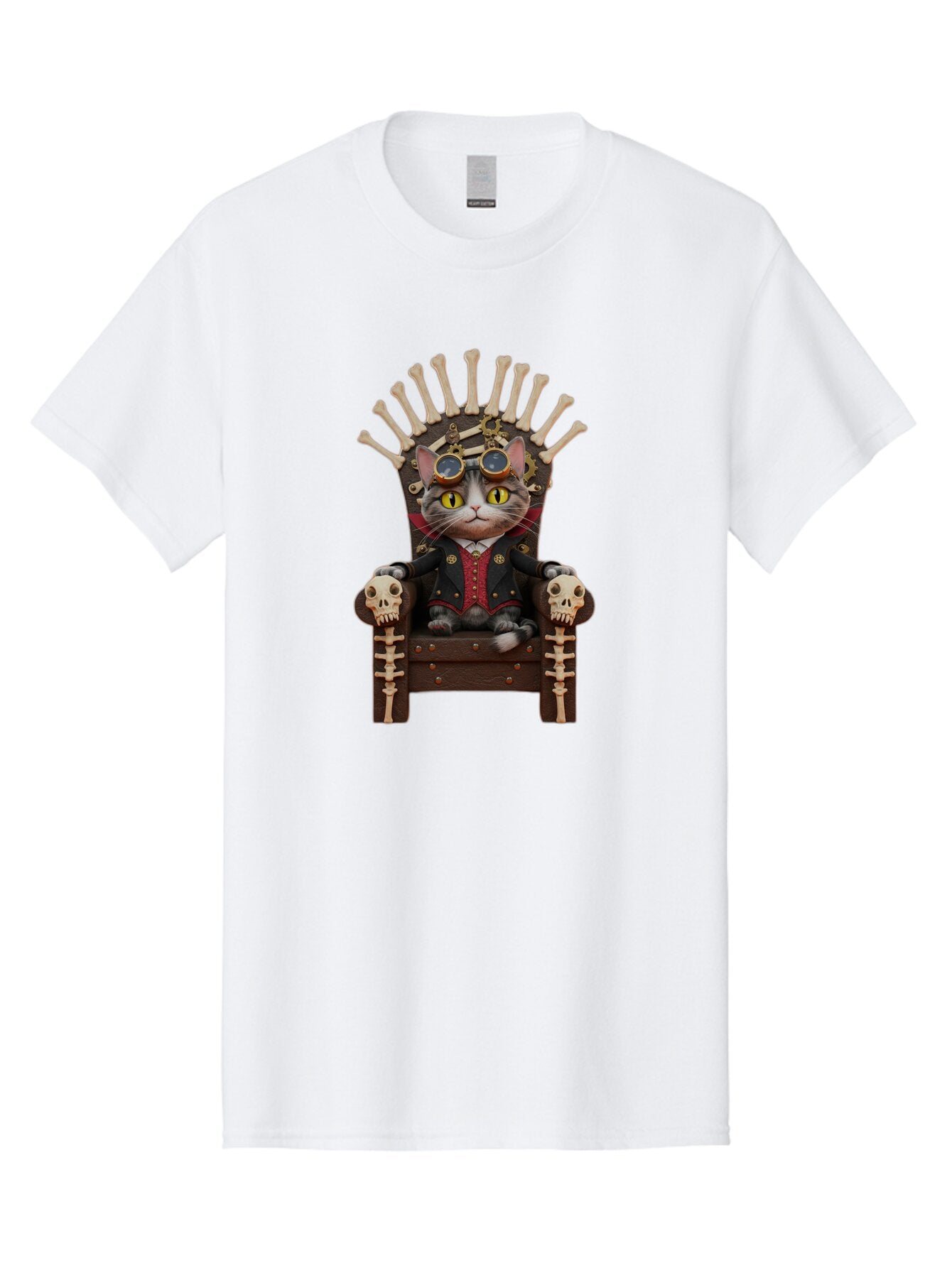 Steampunk-Cat Men'S Graphic Tee, 100% Cotton, Comfortable Casual Summer Wear, Machine Washable, Vintage Camera, Old Camera, Antique Camera, Black Camera, Classic Photography, Photography Equipment, Nostalgic Device, Film Camera, Camera Art Baq070 12