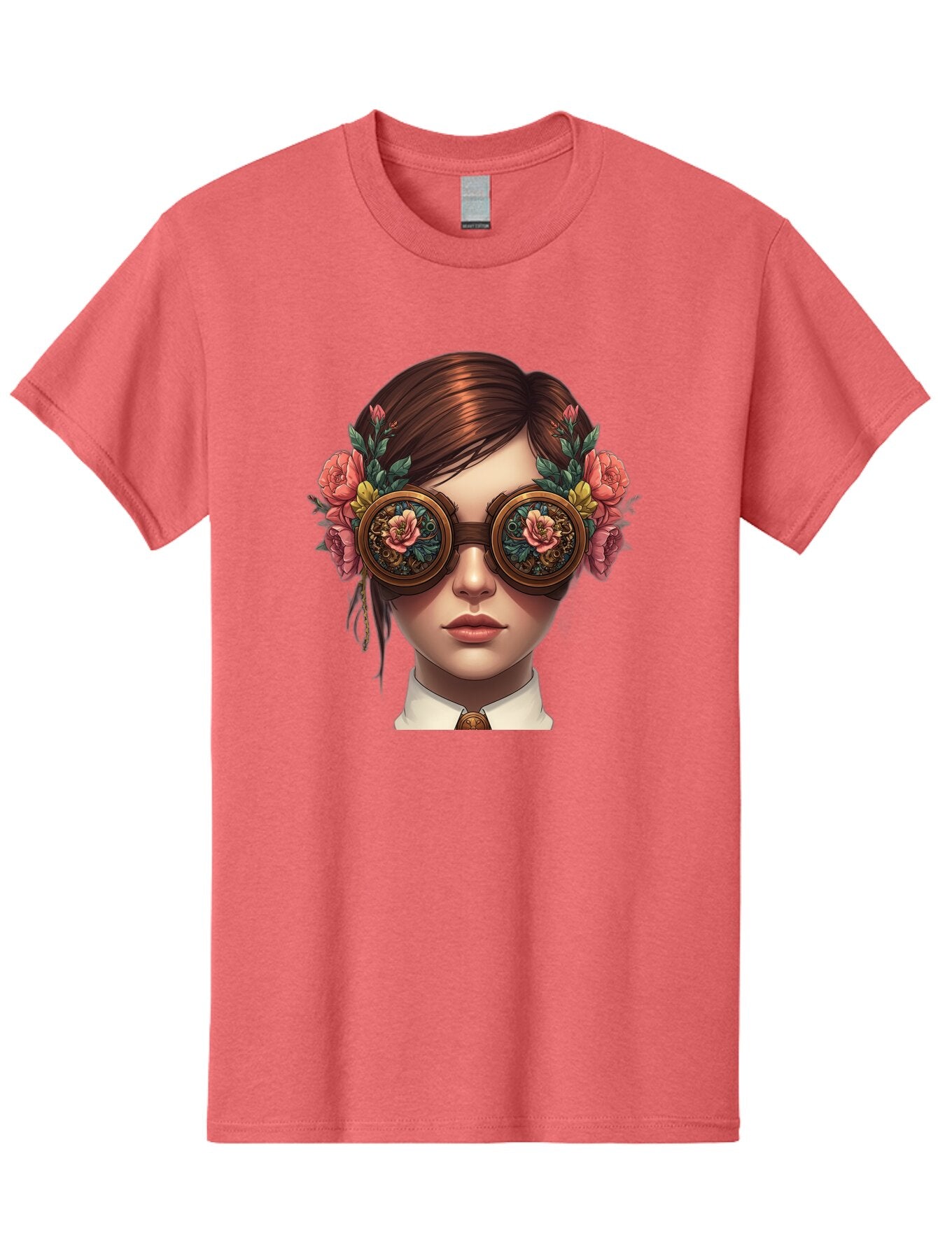 Steampunk-Girl Men'S Graphic Tee, 100% Cotton, Comfortable Casual Summer Wear, Machine Washable, Vintage Camera, Old Camera, Antique Camera, Black Camera, Classic Photography, Photography Equipment, Nostalgic Device, Film Camera, Camera Art Baq071 5