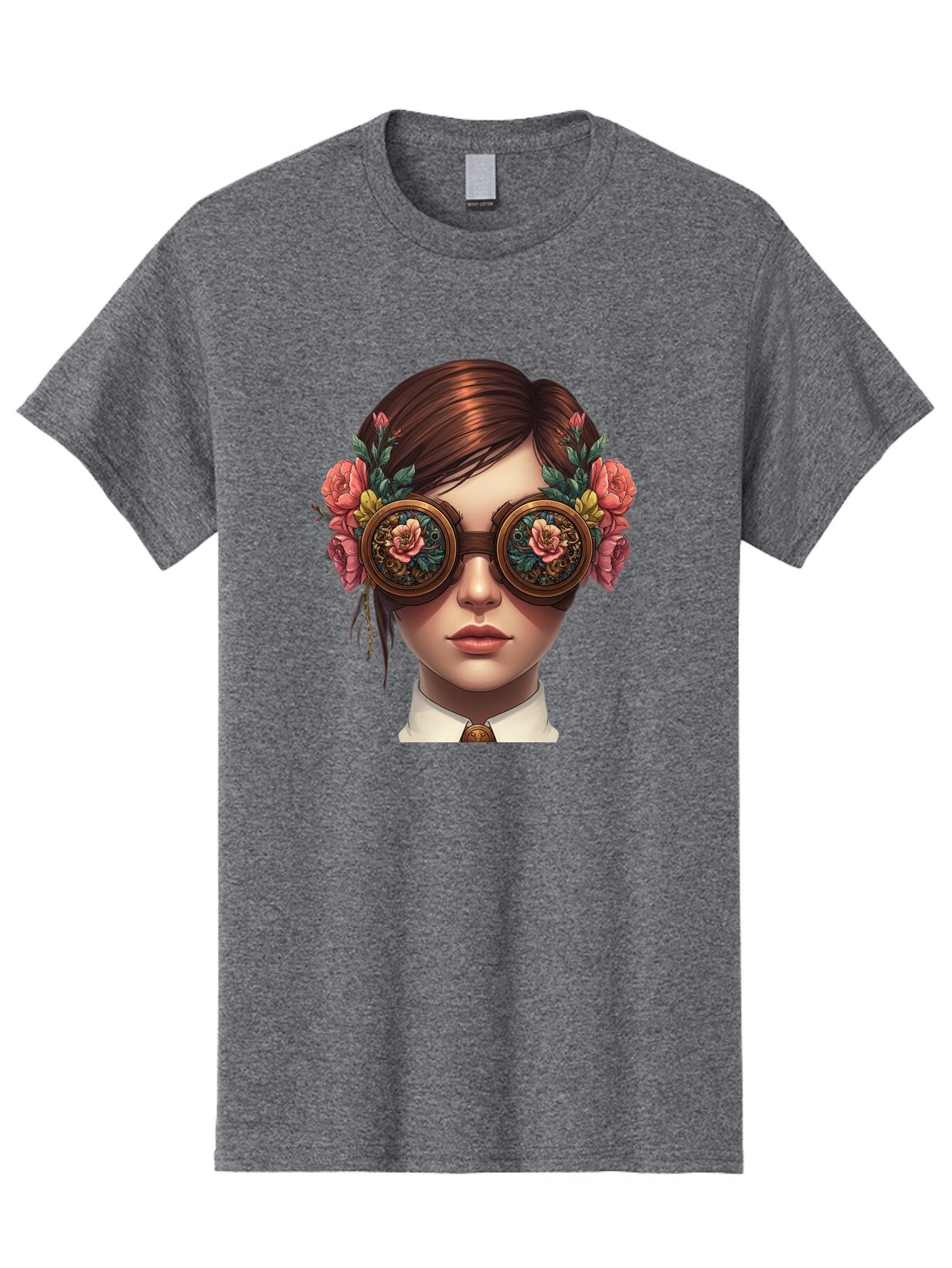 Steampunk-Girl Men'S Graphic Tee, 100% Cotton, Comfortable Casual Summer Wear, Machine Washable, Vintage Camera, Old Camera, Antique Camera, Black Camera, Classic Photography, Photography Equipment, Nostalgic Device, Film Camera, Camera Art Baq071 10